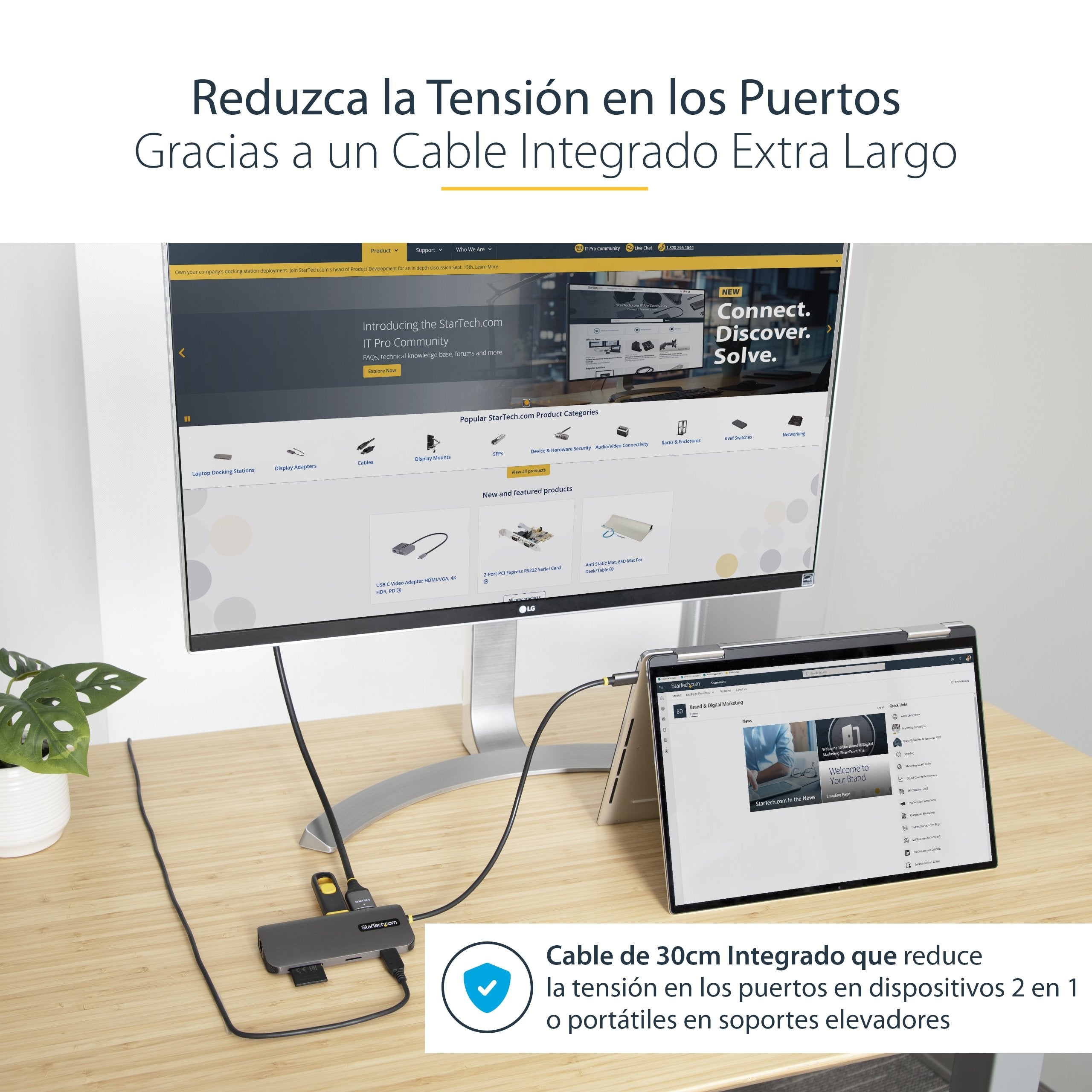 EAN 0065030895552 - StarTech.com 115B-USBC-MULTIPORT base para portátil y replicador de puertos Alámbrico USB 3.2 Gen 1 (3.1  imagen 15