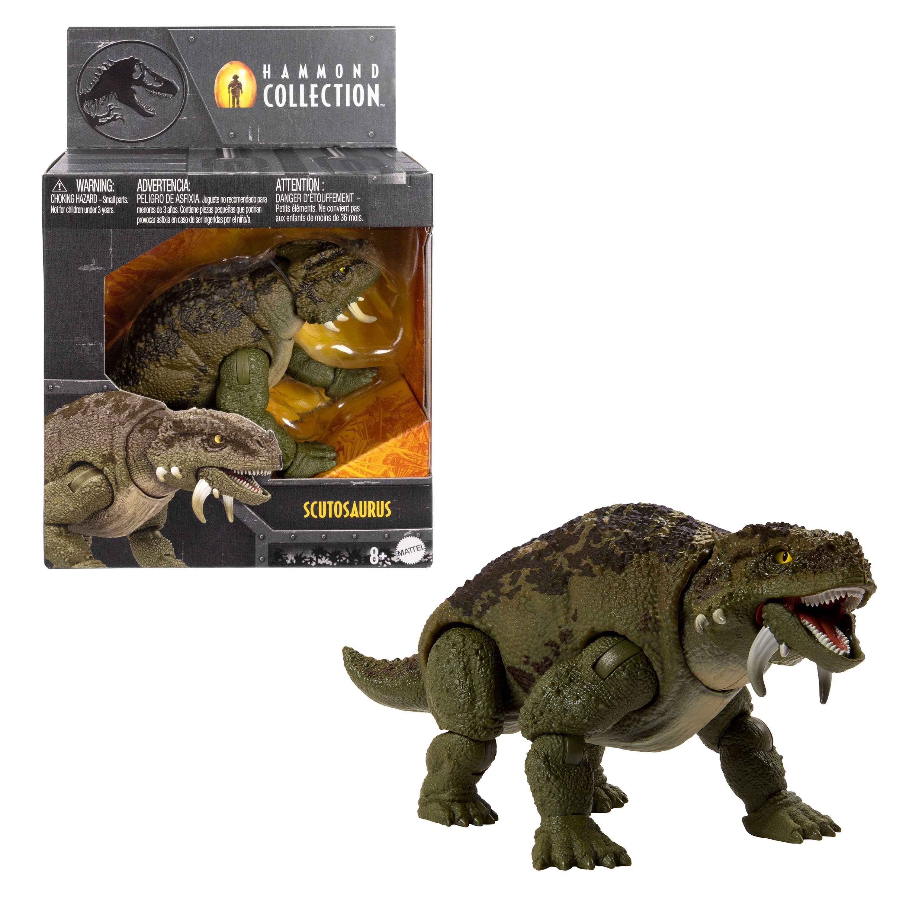 Mattel Mattel Jw Hammond Collection - Pack Dino #3 - Scutosaurus Jdj08