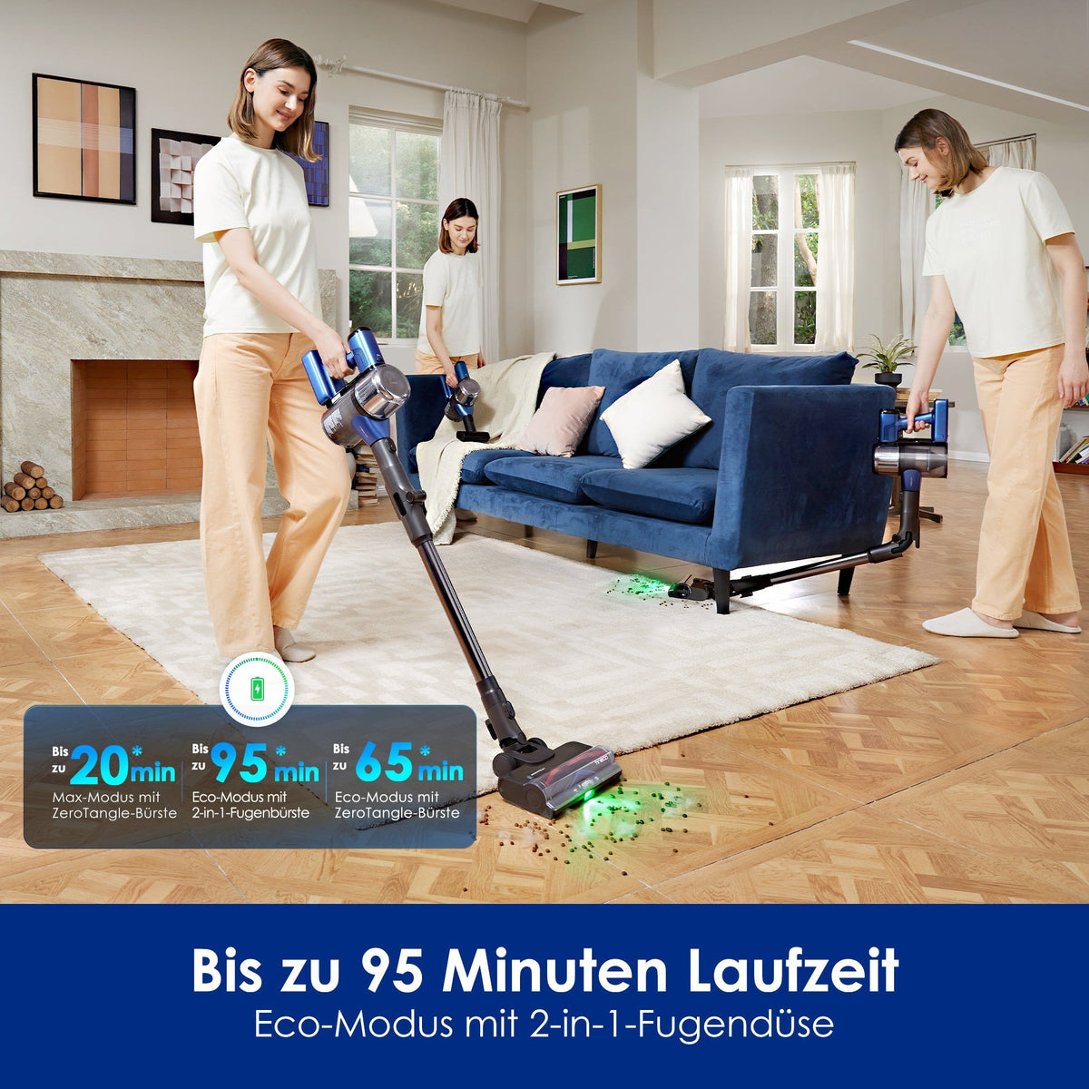 EAN 6932485006809 - Tineco PURE ONE S50 PRO aspiradora de mano Azul, Negro imagen 8
