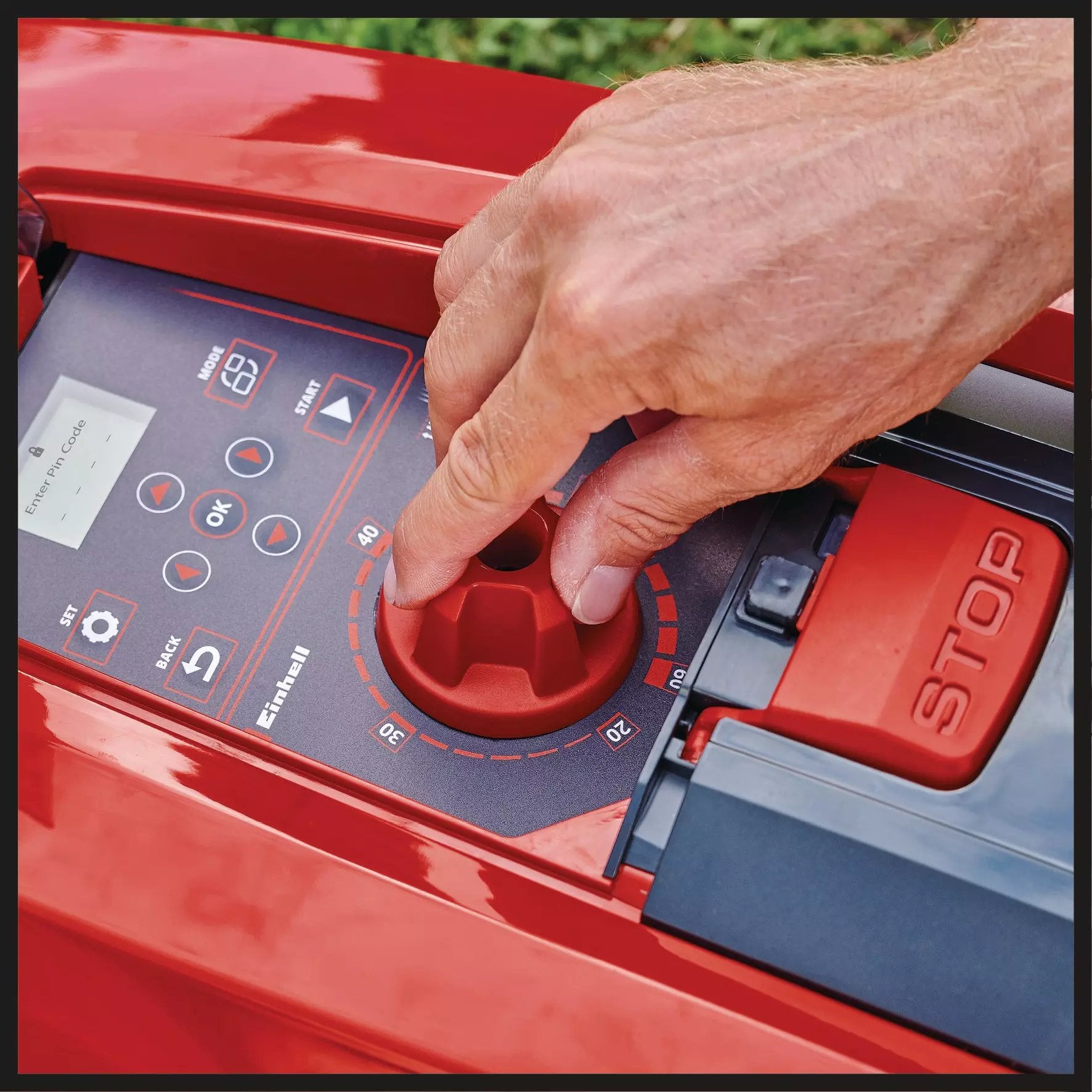Einhell Freelexo Smart 750 Robot Cortacésped Batería Negro, Rojo, Plata