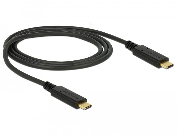 Delock 85531 Cable Usb-C 1m 3.2 Gen 2 (3.1 Gen 2)  Negro
