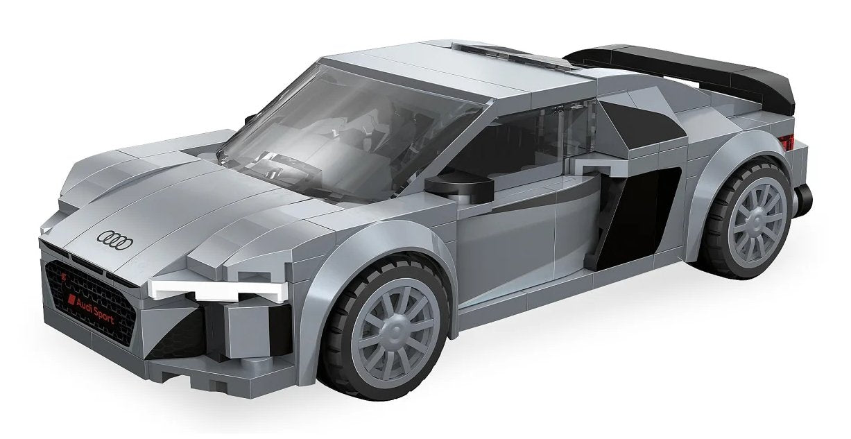 Jamara Cada Audi R8 Coup 1:24 Bricks Gris 8+