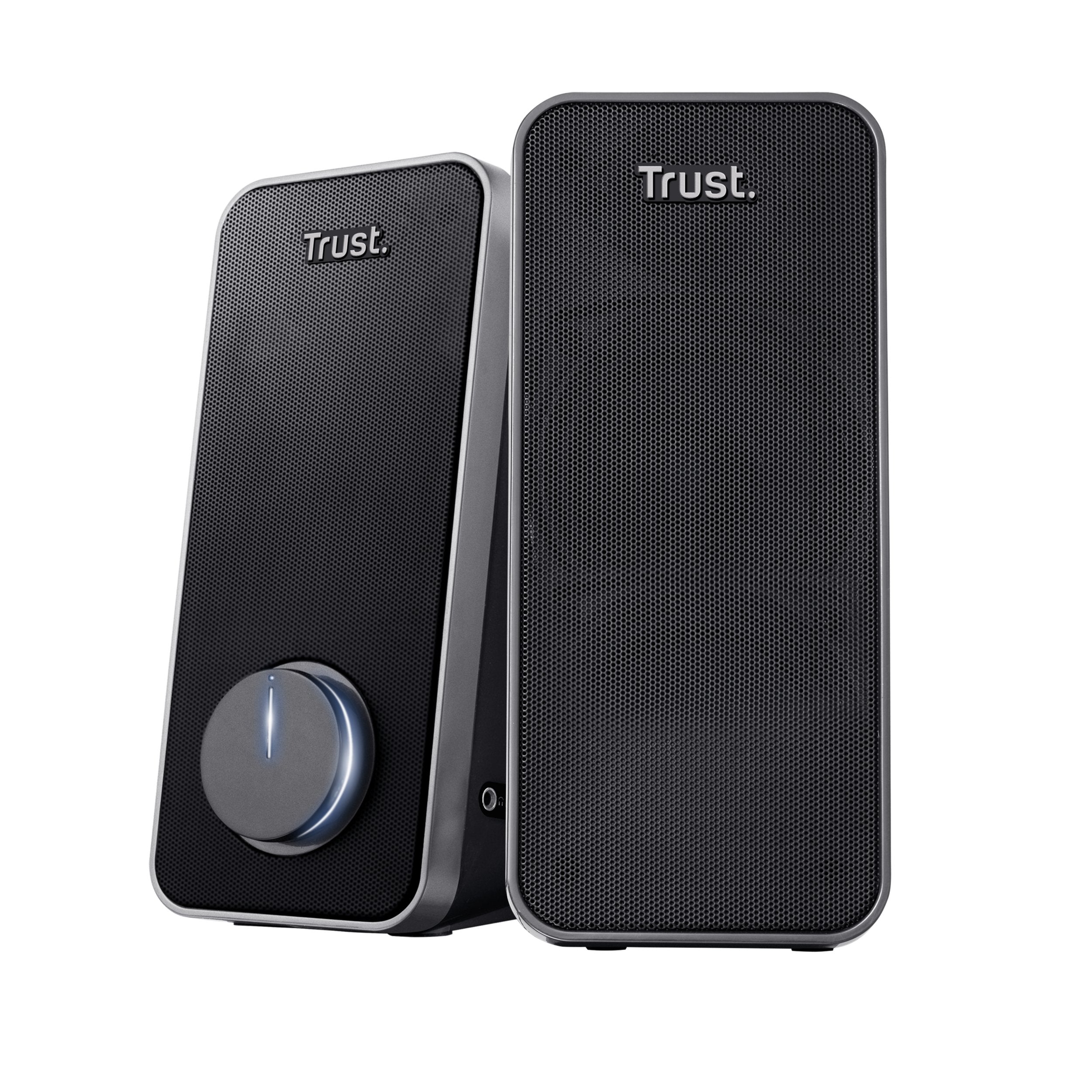 Trust Altavoces 2.0 Arys 14w Rms Control De Volumen Conexion Auriculares Entrada De Linea Alimentacion Usb Color Negro