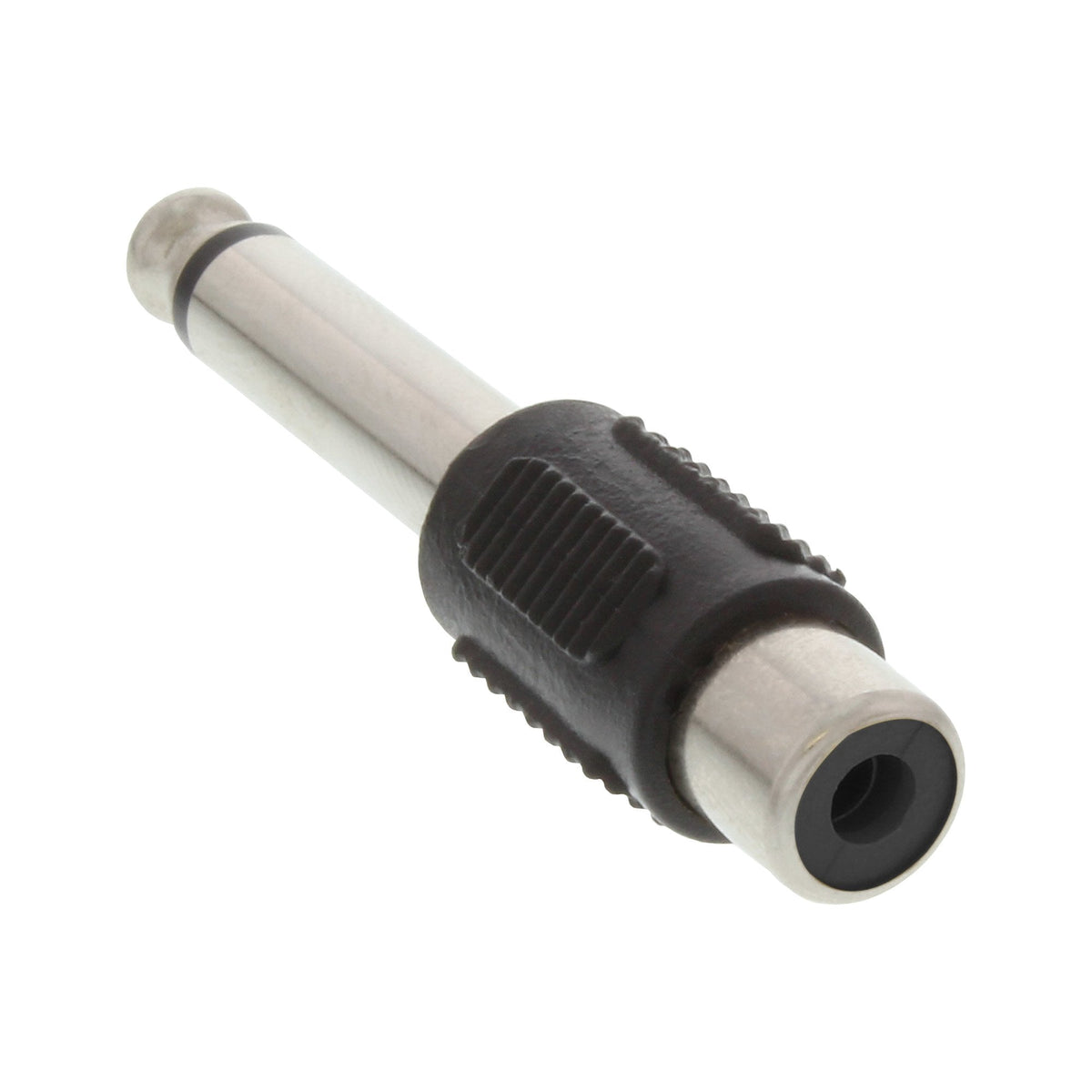 Adaptador De Audio Inline De 6,3 Mm Macho A Rca Mono Hembra