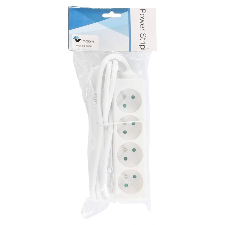 EAN 5420016804501 - LOGON LPS055 base múltiple 1,5 m 4 salidas AC Blanco imagen 2