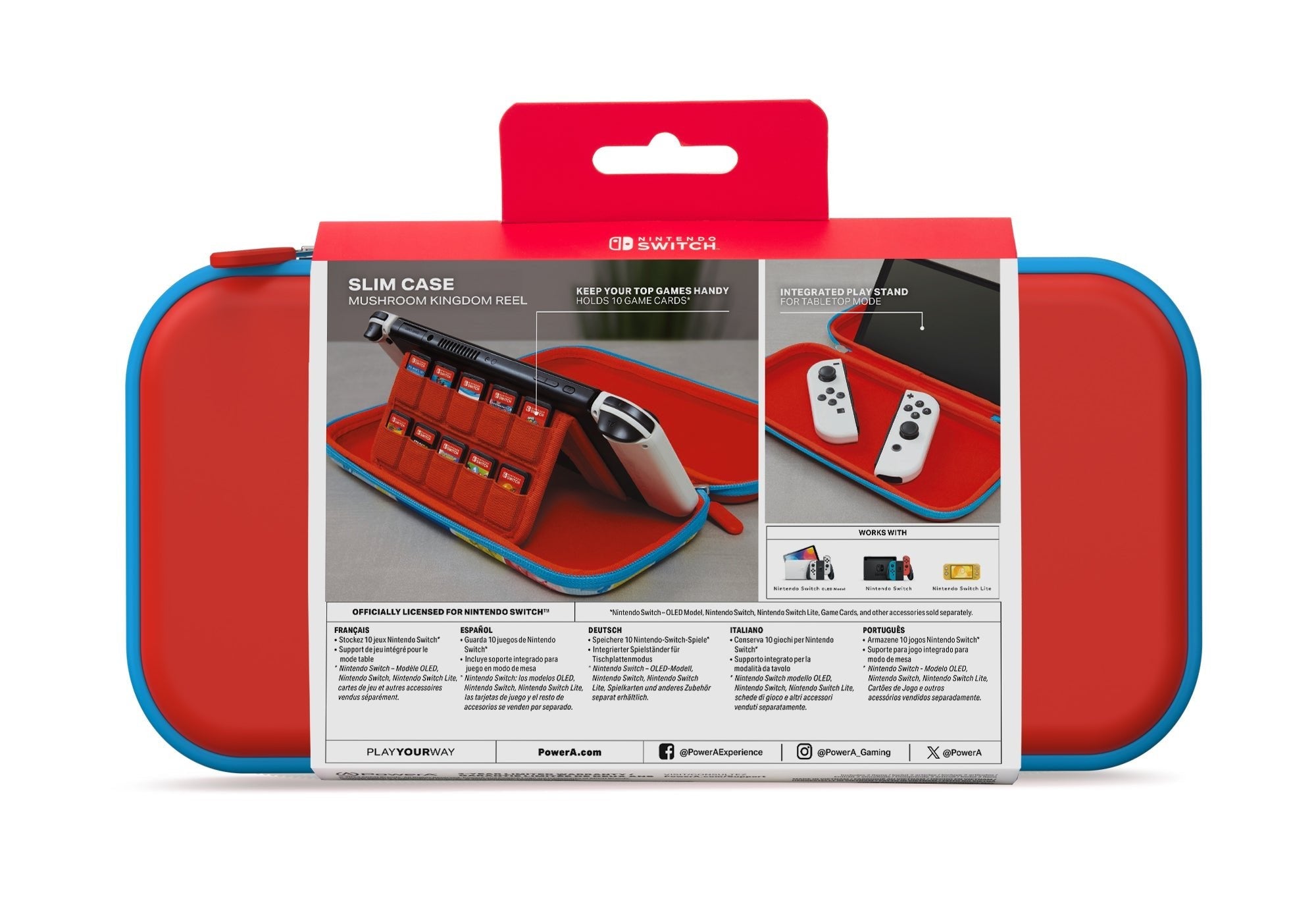 Estuche Protector Switch Photo Booth Mario