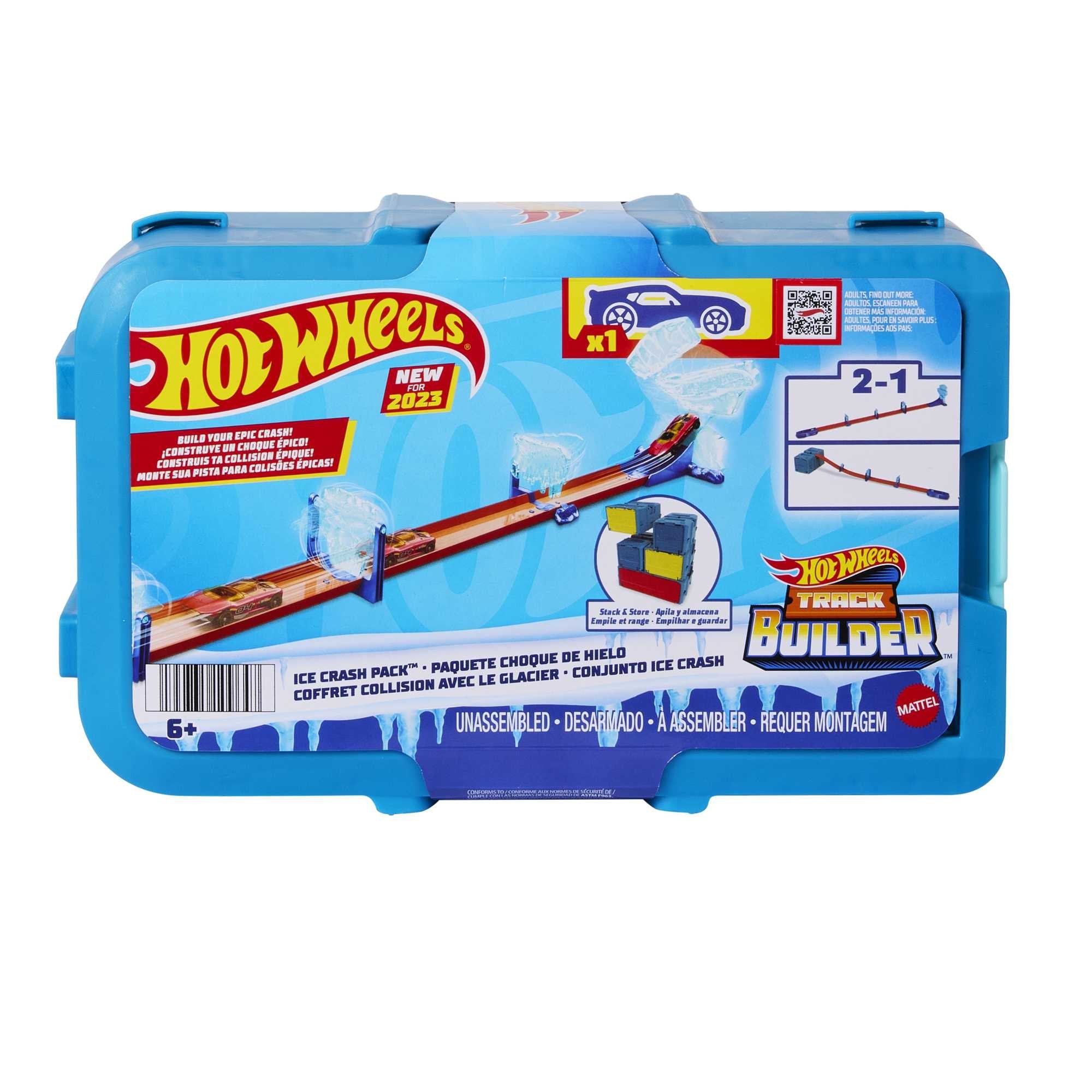 Hot Wheels Track Builder Ice Crash Pack Hkx40