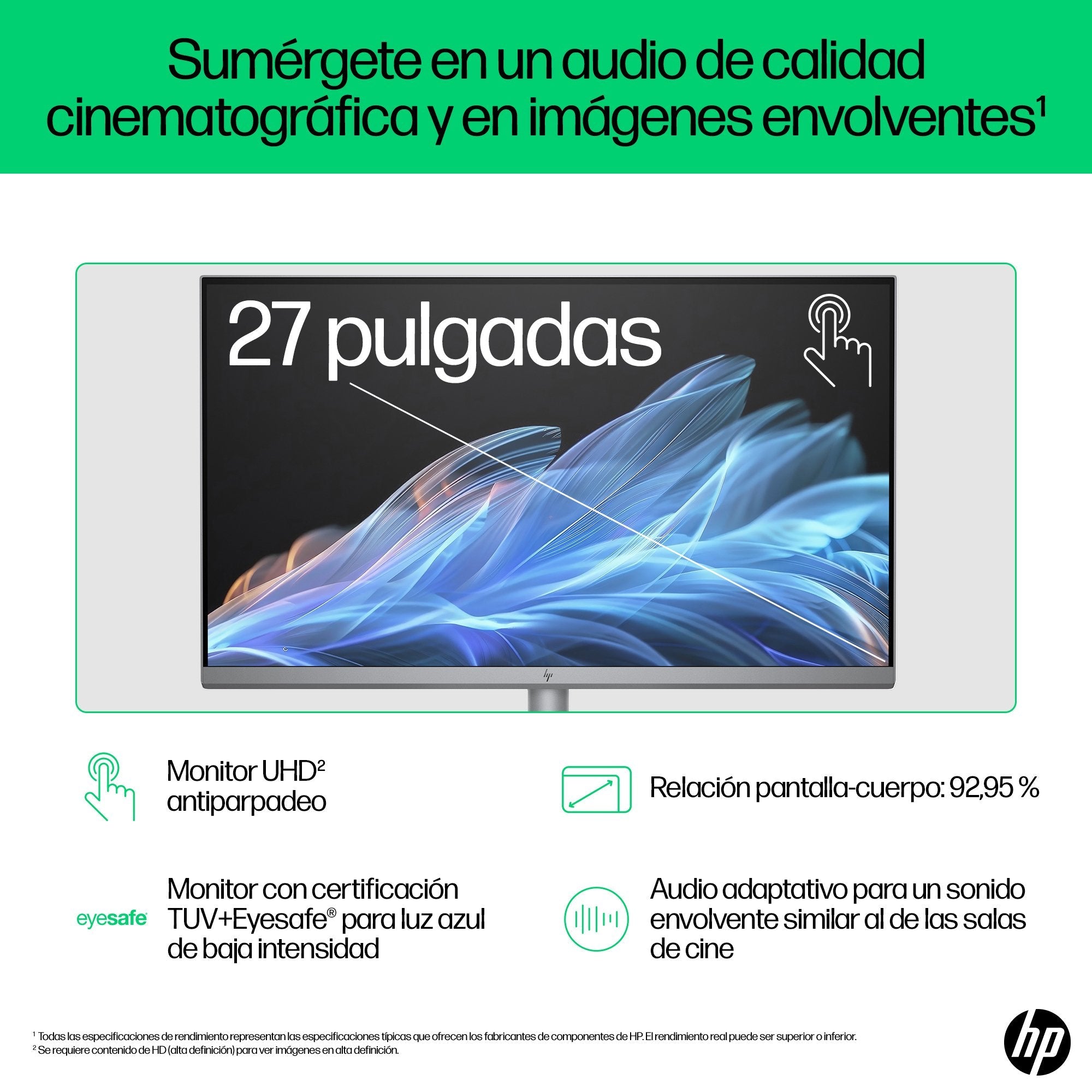 Pc All In One Hp Omnistudio X 27-Cs0010ns Intel Core Ultra 5-125h 32gb 1tb Ssd 27' Win11