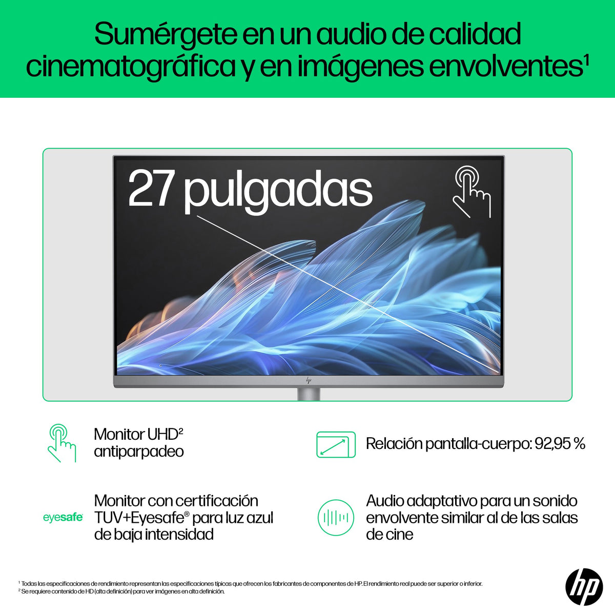 EAN 0199642962378 - HP OmniStudio X 27-cs0015ns PC Intel Core Ultra 5 125H 68,6 cm (27") 1920 x 1080 Pixeles PC todo en uno 1 imagen 6