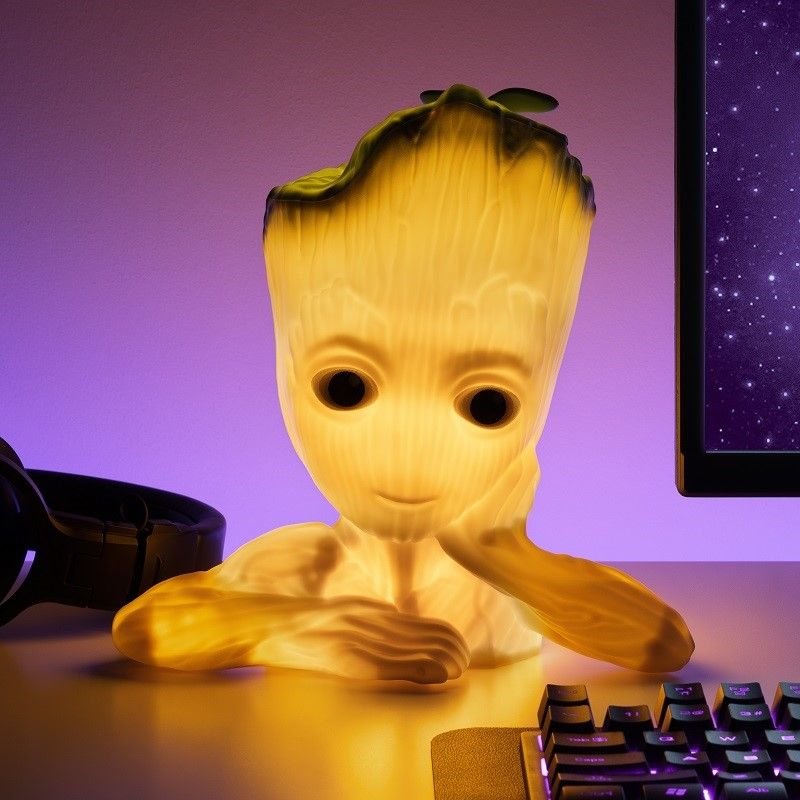 Lampara Con Sonido Paladone Marvel Groot
