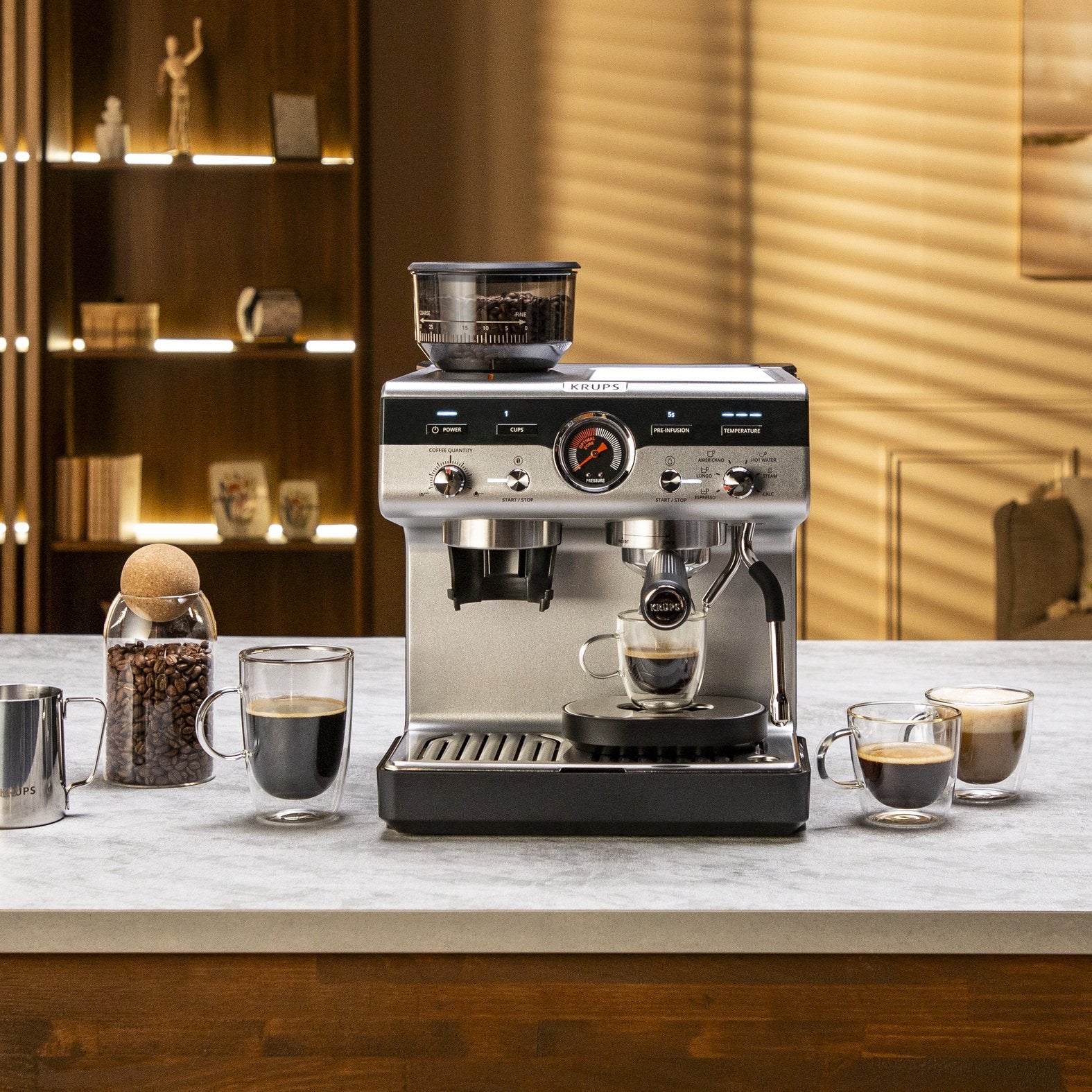 EAN 3016661178894 - Krups Precision XP801T10 cafetera eléctrica Semi-automática Máquina espresso 3 L imagen 6