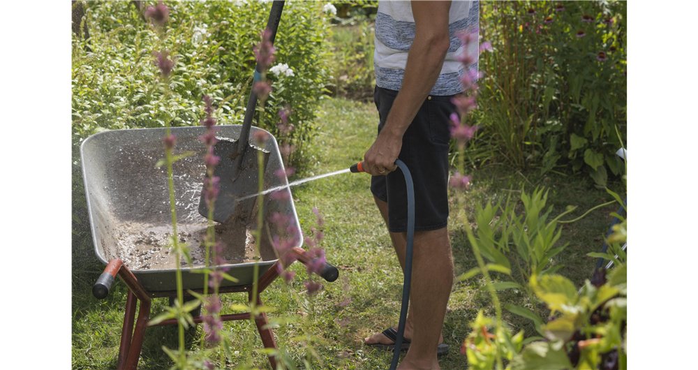 EAN 4066407501829 - Gardena 18466-20 manguera de jardín 15 m Cloruro de polivinilo (PVC) Negro, Azul imagen 8