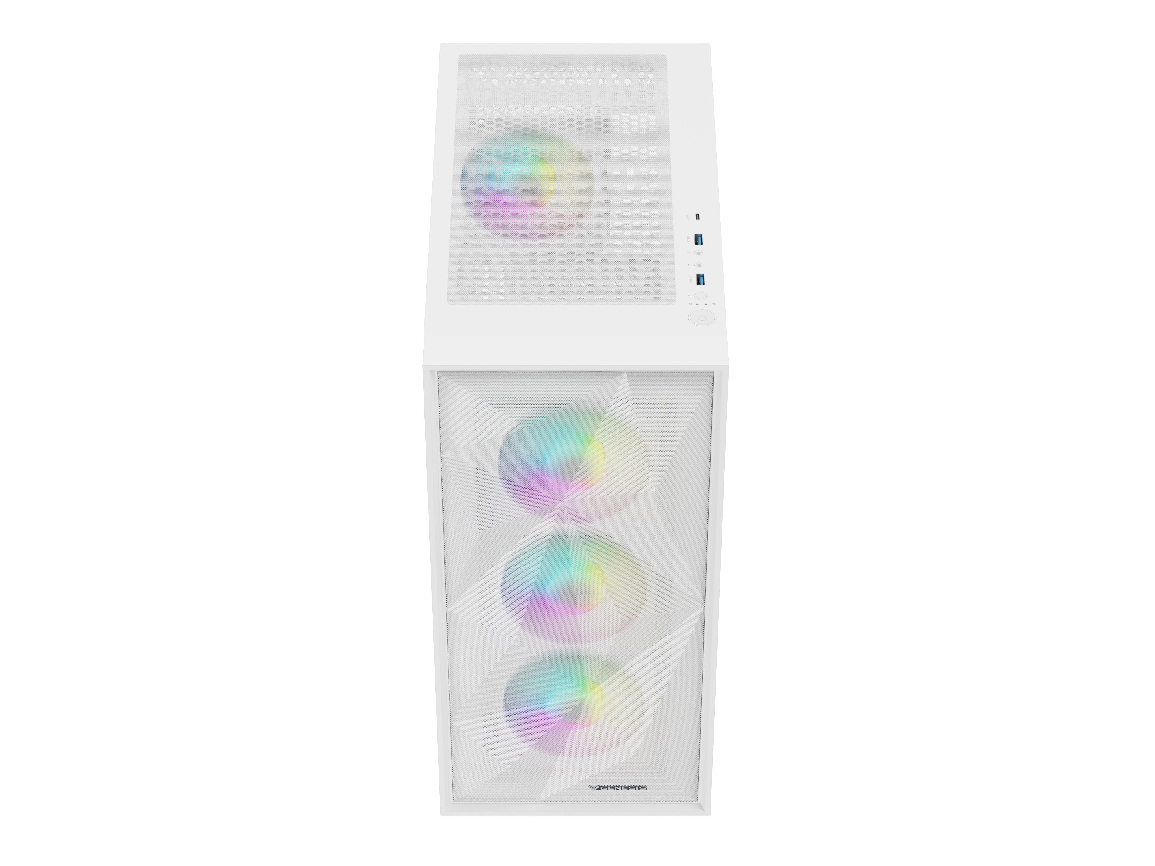 EAN 5901969444544 - GENESIS Diaxid 605 ARGB Midi Tower Blanco imagen 11