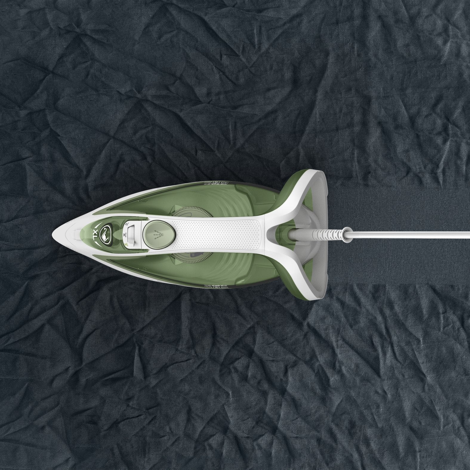 Tefal Easygliss Eco Fv5781e1 Plancha Vapor-Seco Durilium Airglide Soleplate 2800 W Blanco, Verde