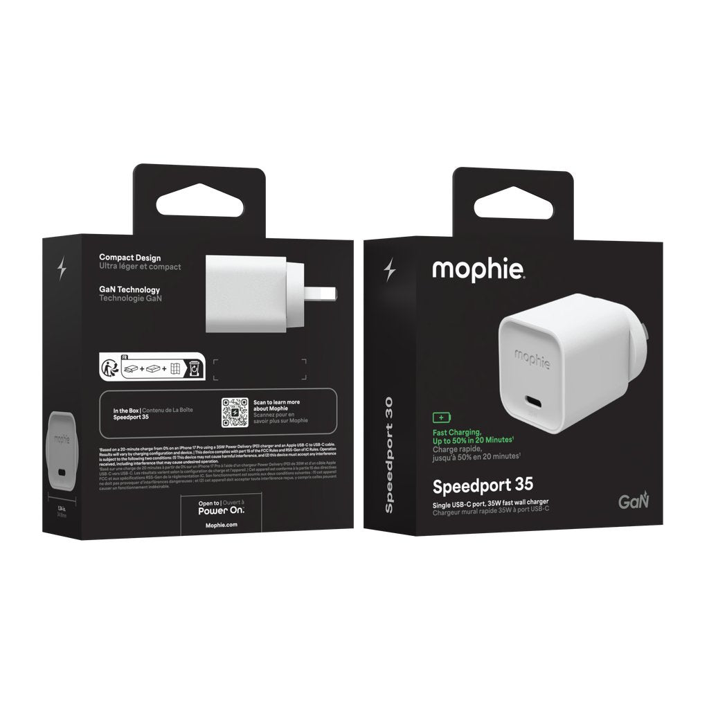 Zagg Mophie Fuente De Alimentación Gan 35w 2026 Wei