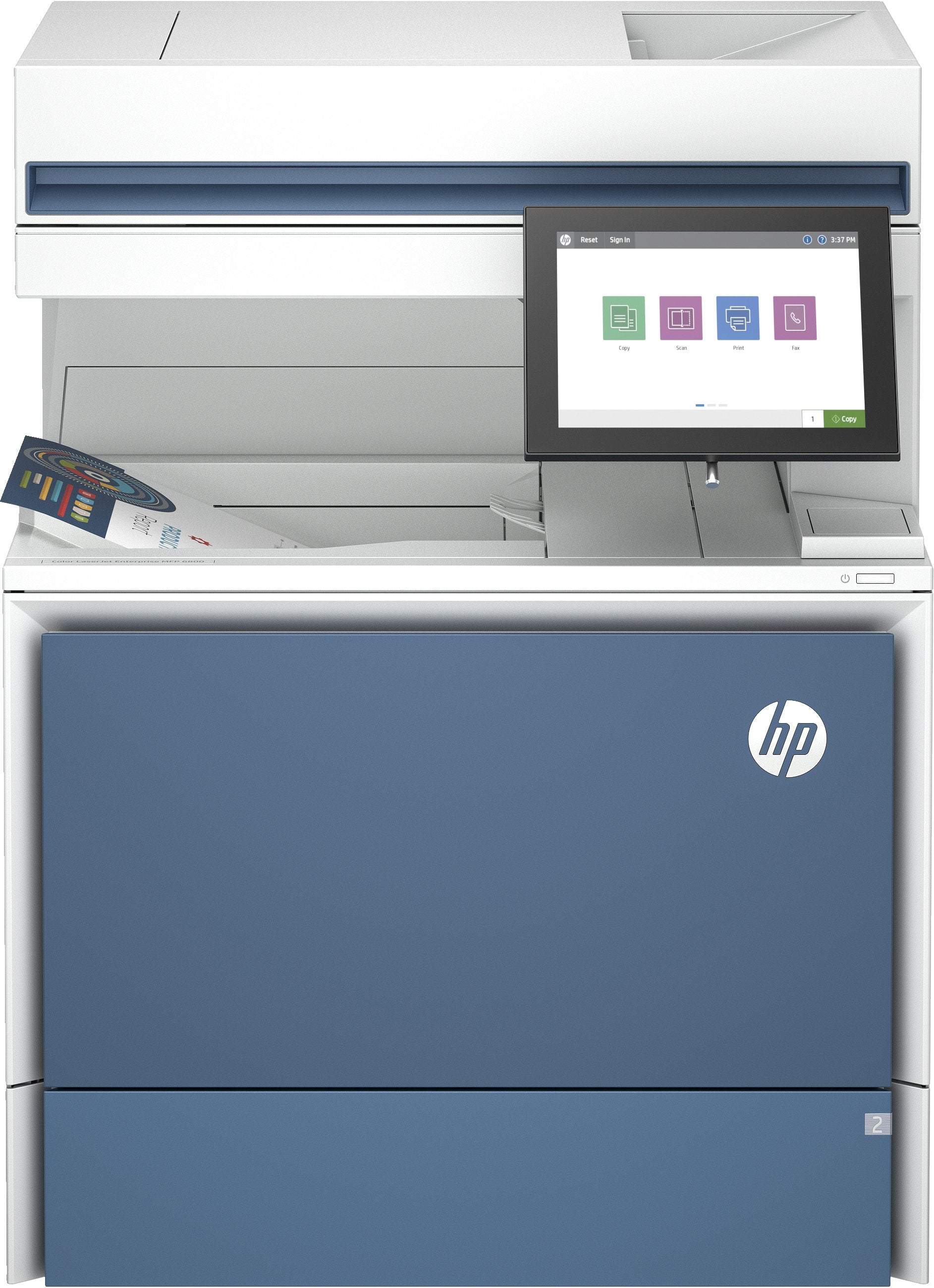 Impresora  Hp Color Laserjet Enterprise Multifunción 6800dn