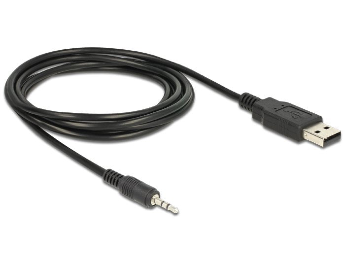 Cable Delock 1.8m Usb 2.0-A/2.5mm De Audio 1,8 M 2,5mm Usb Tipo A Negro