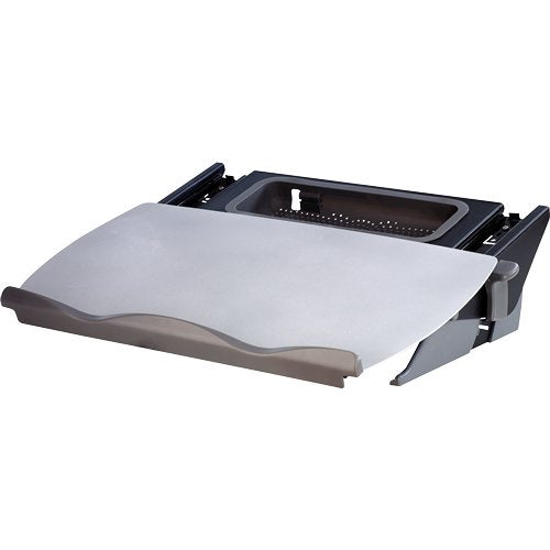 Fellowes Soporte Y Atril Multifuncion - Ajustable En Altura - Cajon De Almacenamiento - Tope En La Parte Inferior -