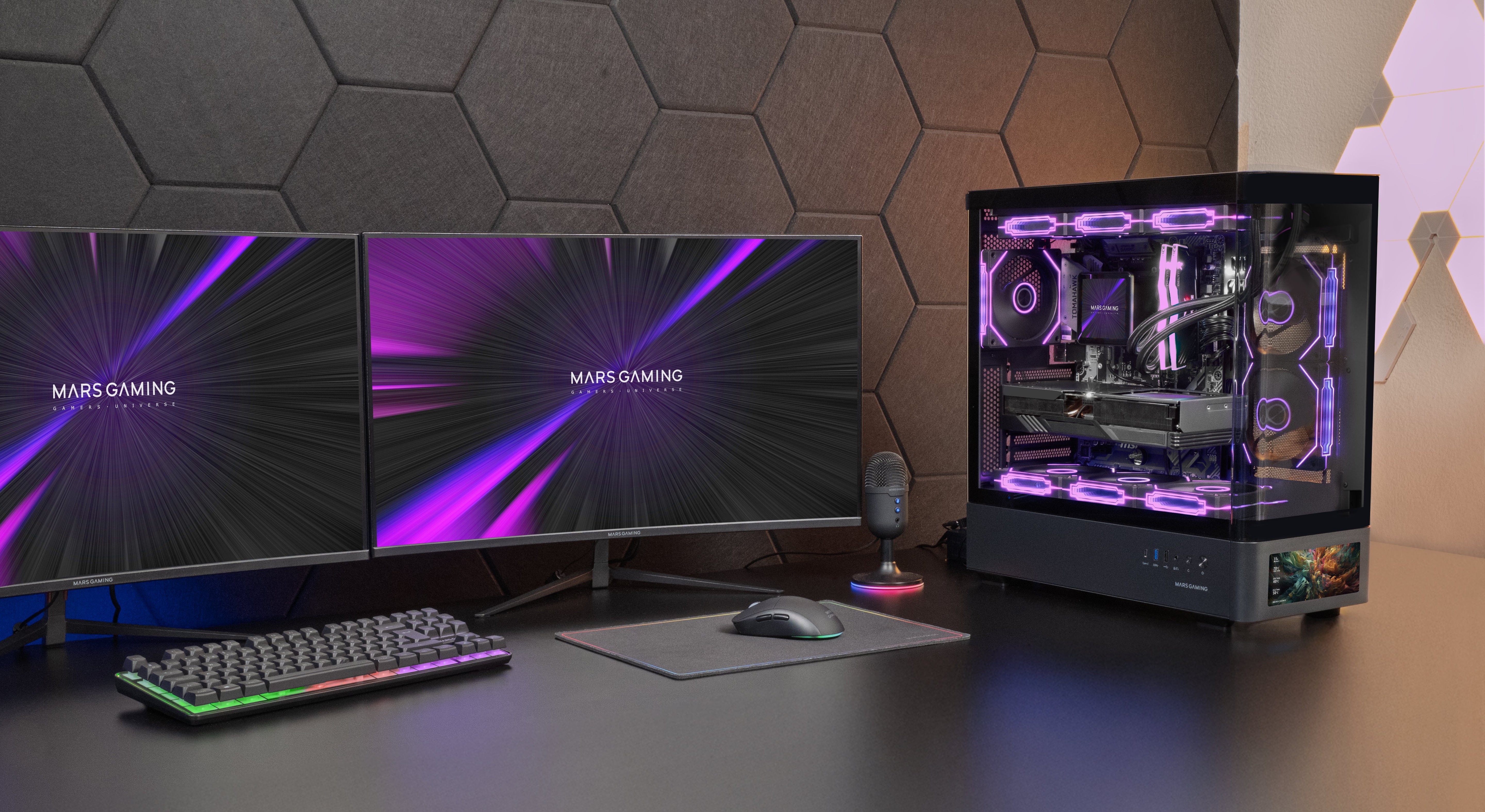 EAN 8435693112709 - Mars Gaming MCLCDPRO carcasa de ordenador Midi Tower Negro imagen 11