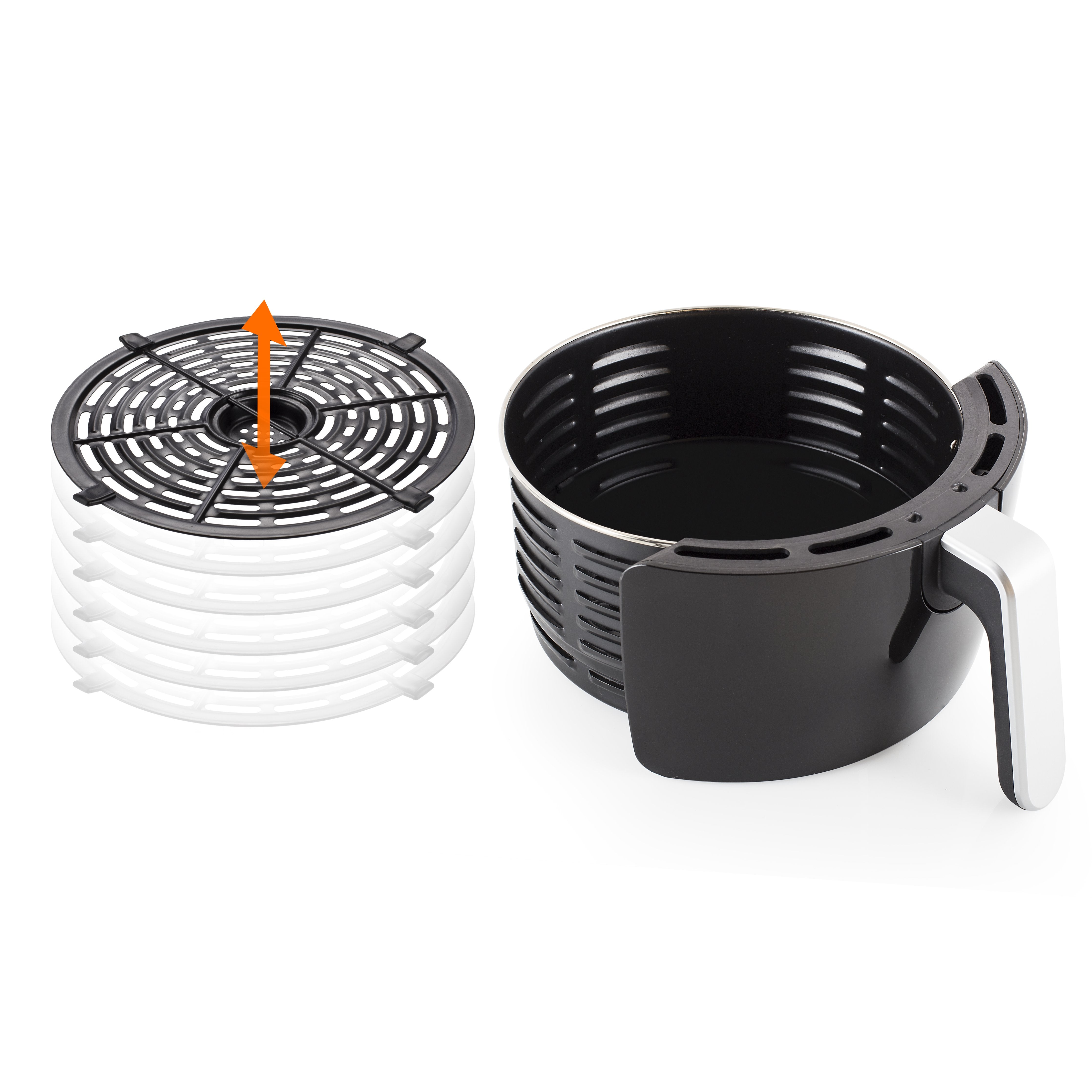 EAN 8713016048271 - Tristar FR-6989 freidora Sencillo 3,5 L Independiente 1500 W Negro, Plata imagen 5