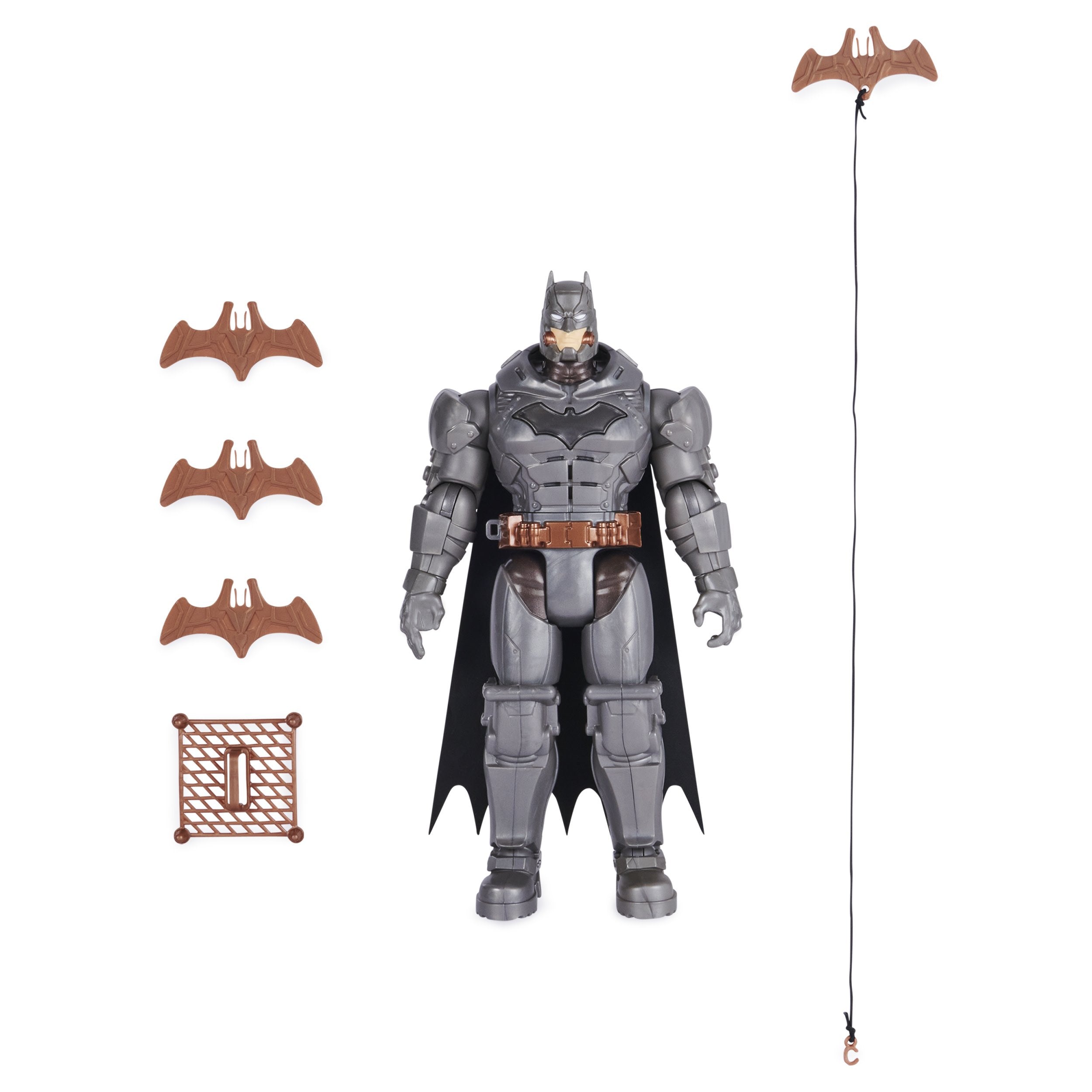 Figura De Minijuego Spin Master Batman 30cm Deluxe-Actionfigur Mit Schlag- Und Wurffunktion, Spielfigur 6064833