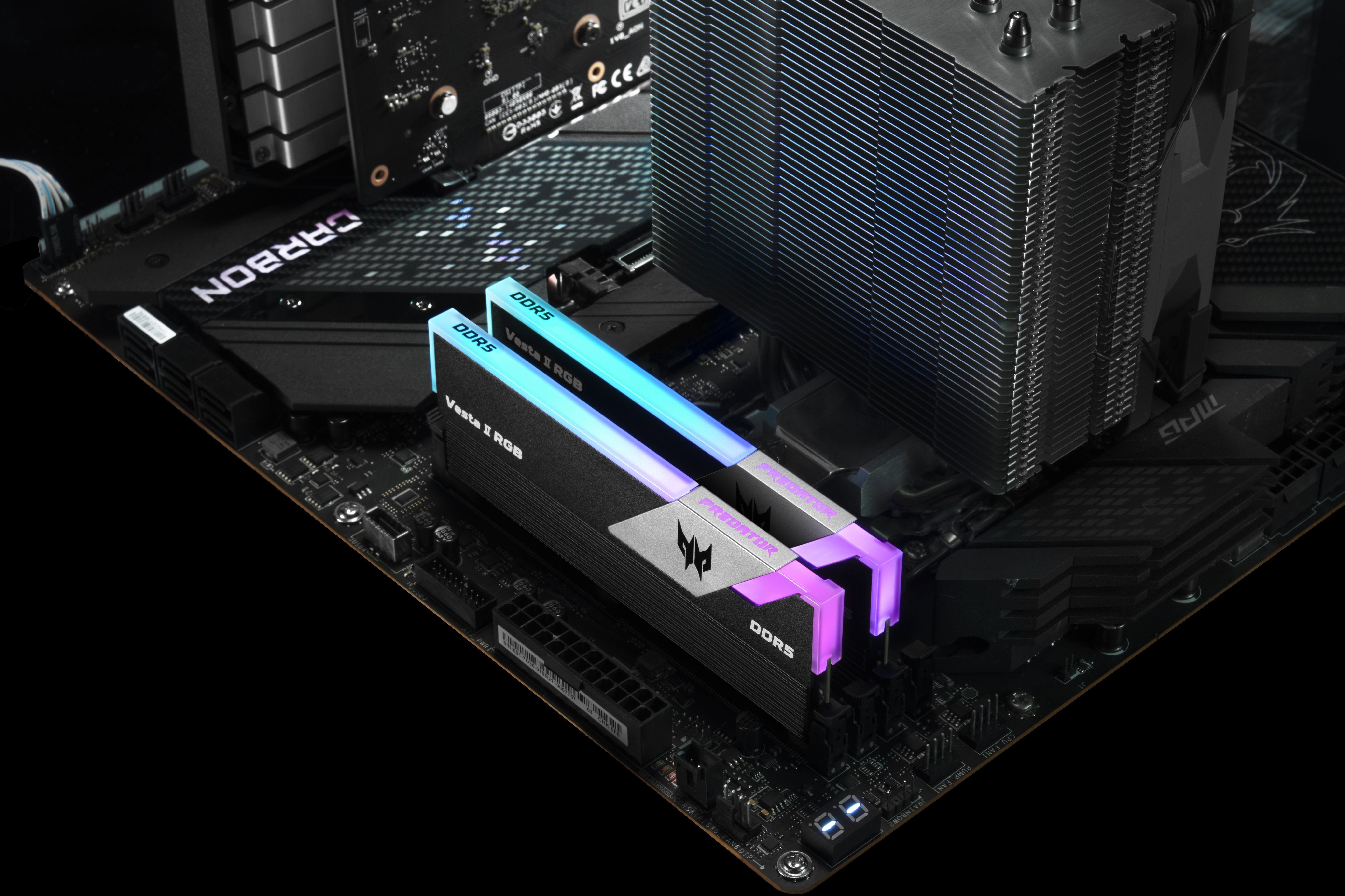 Acer Predator Vesta2  Ddr5 32g Cl34 Black Rgb 16x2 6000