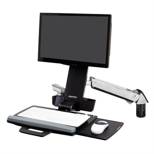 Ergotron Styleview Sit-Stand Combo Arm 61 Cm [24] Aluminio (Sv Sit Stand Combo Arm - Polished)