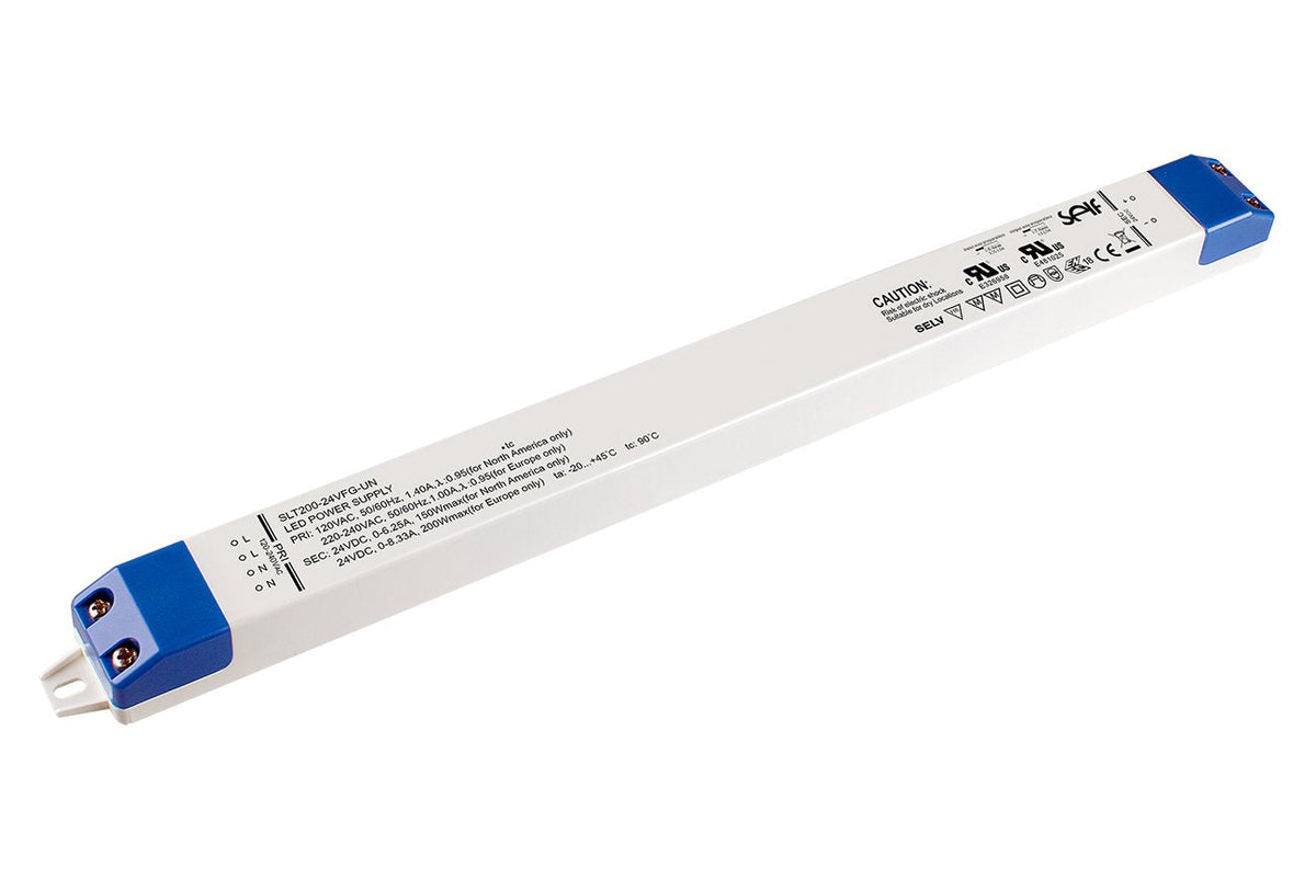 Self Electronics Slt200-24vfg-Un Controlador Led Tensión Constante 0 A - 8330 Ma - Pc-/Server Fuente De Alimentación