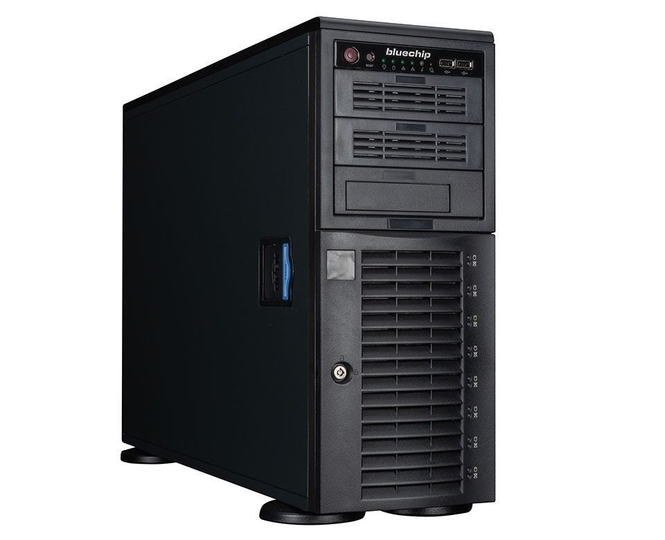 EAN 4250749708675 - bluechip SERVERline T30341s servidor 960 GB Torre AMD EPYC 4124P 3,8 GHz 32 GB DDR5-SDRAM 1280 W imagen 1