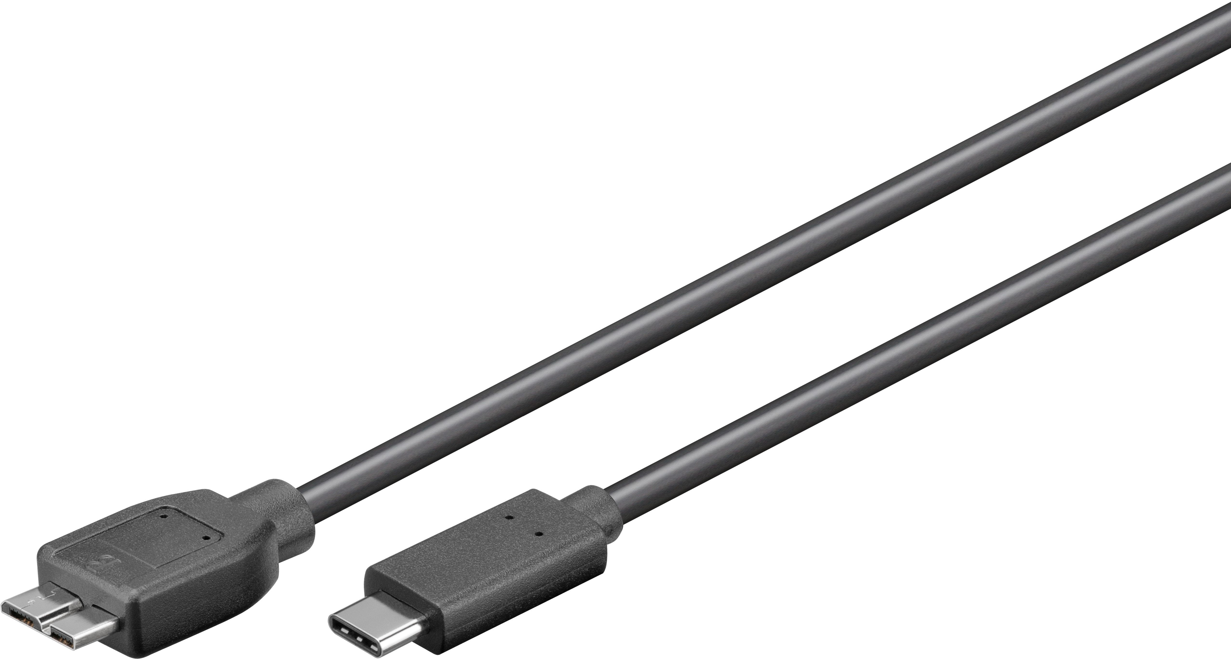 Usb 3.0 Superspeed Cable > Usb-C 0.6 M - Usb 3.0 Micro Plu
