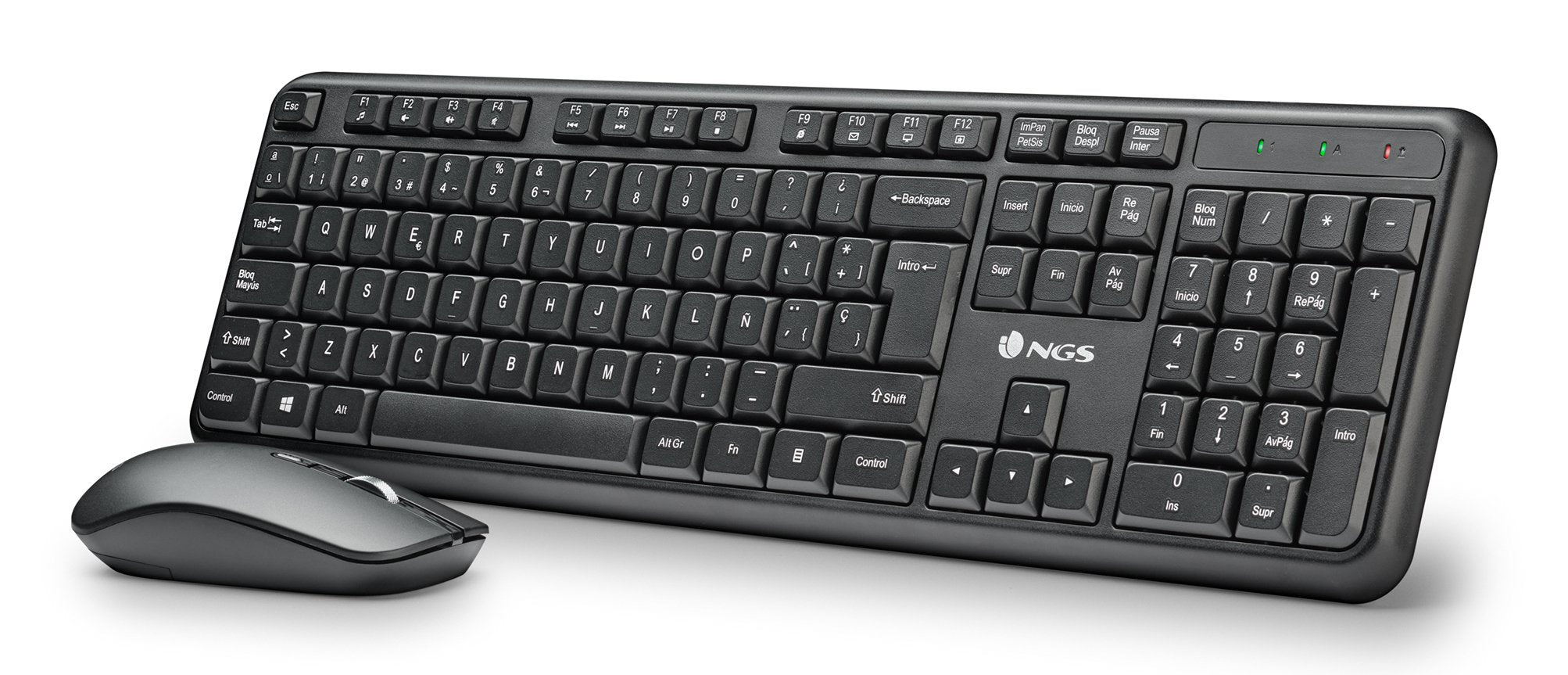 EAN 8435430627497 - NGS SERENITY KIT (QUERTY, ES) teclado Ratón incluido Universal RF inalámbrico QWERTY Español Negro imagen 3