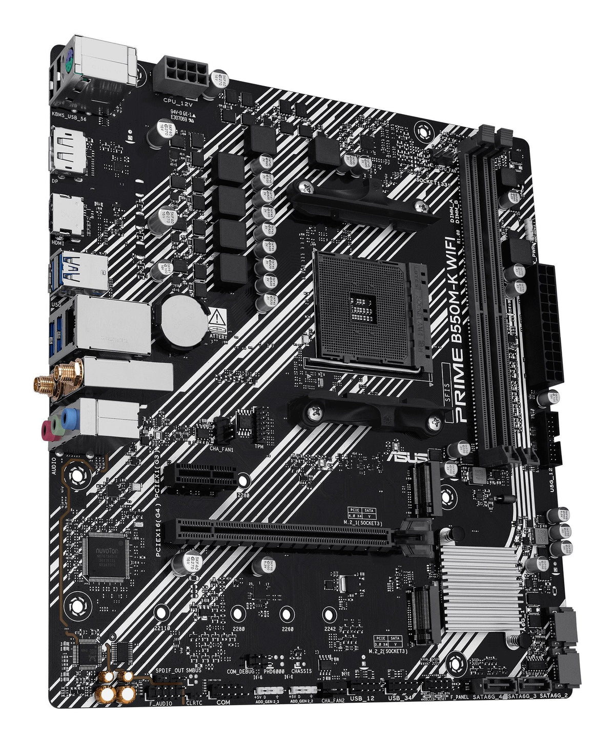 Placa Base Asus Prime B550m-K Wi-Fi Amd,Am4,Ddr4,Mat