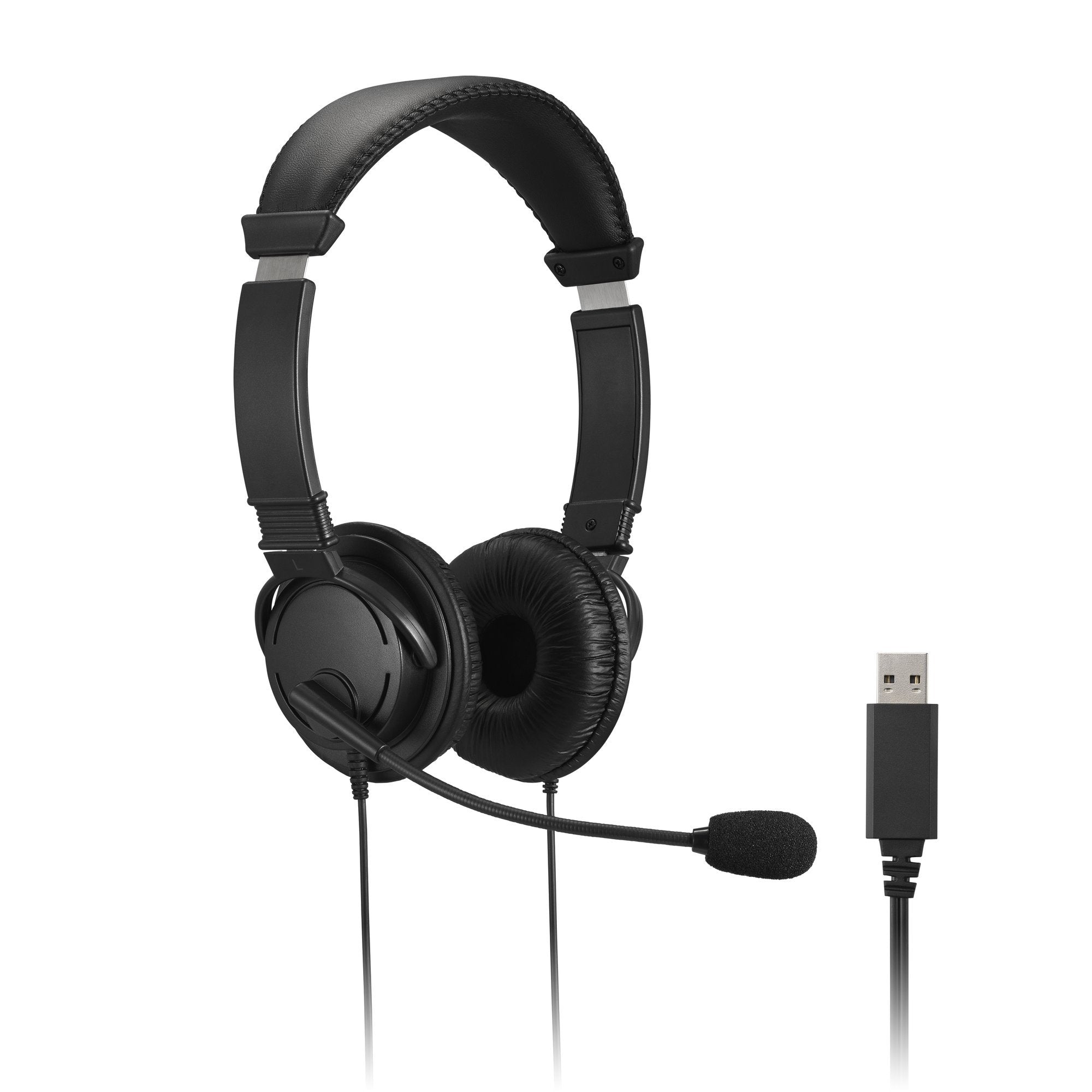 EAN 0085896330653 - Kensington K33065WW auricular y casco Alámbrico Diadema Oficina/Centro de llamadas USB tipo A Negro imagen 1
