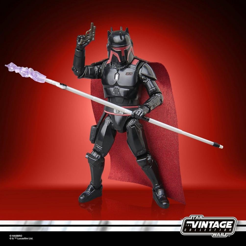Figura Moff Gideon Dark Trooper Armor The Mandalorian Star Wars 9,5cm