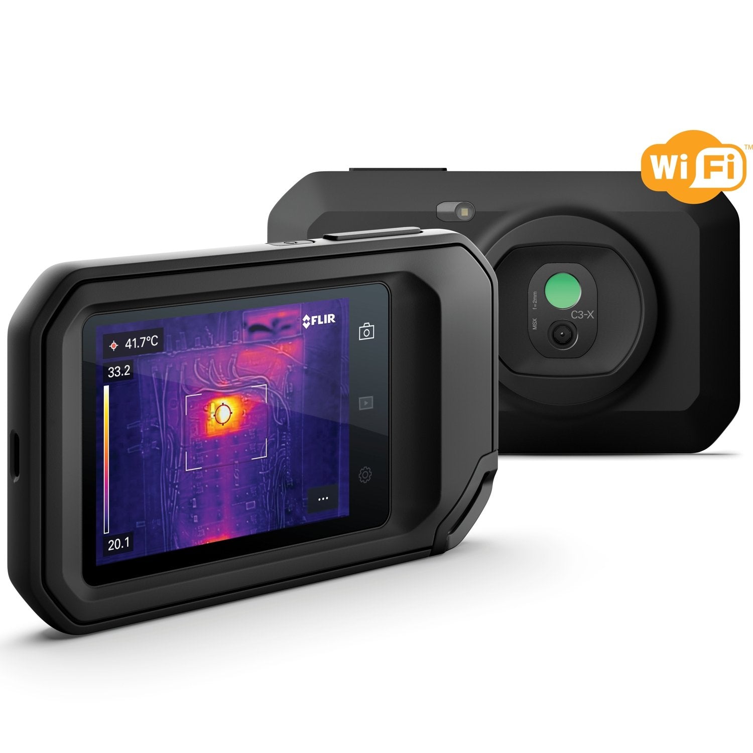 EAN 4743254004764 - FLIR C3-X​ cámara térmica Vanadium Oxide Uncooled Focal Plane Arrays Negro 1800 mAh 128 x 96 Pixeles Pant imagen 5