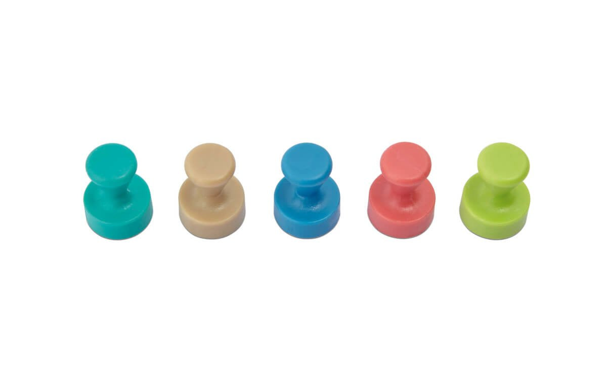 Maul Neodym-Kegelmagnete 12mm 10 Mück Div. Farben