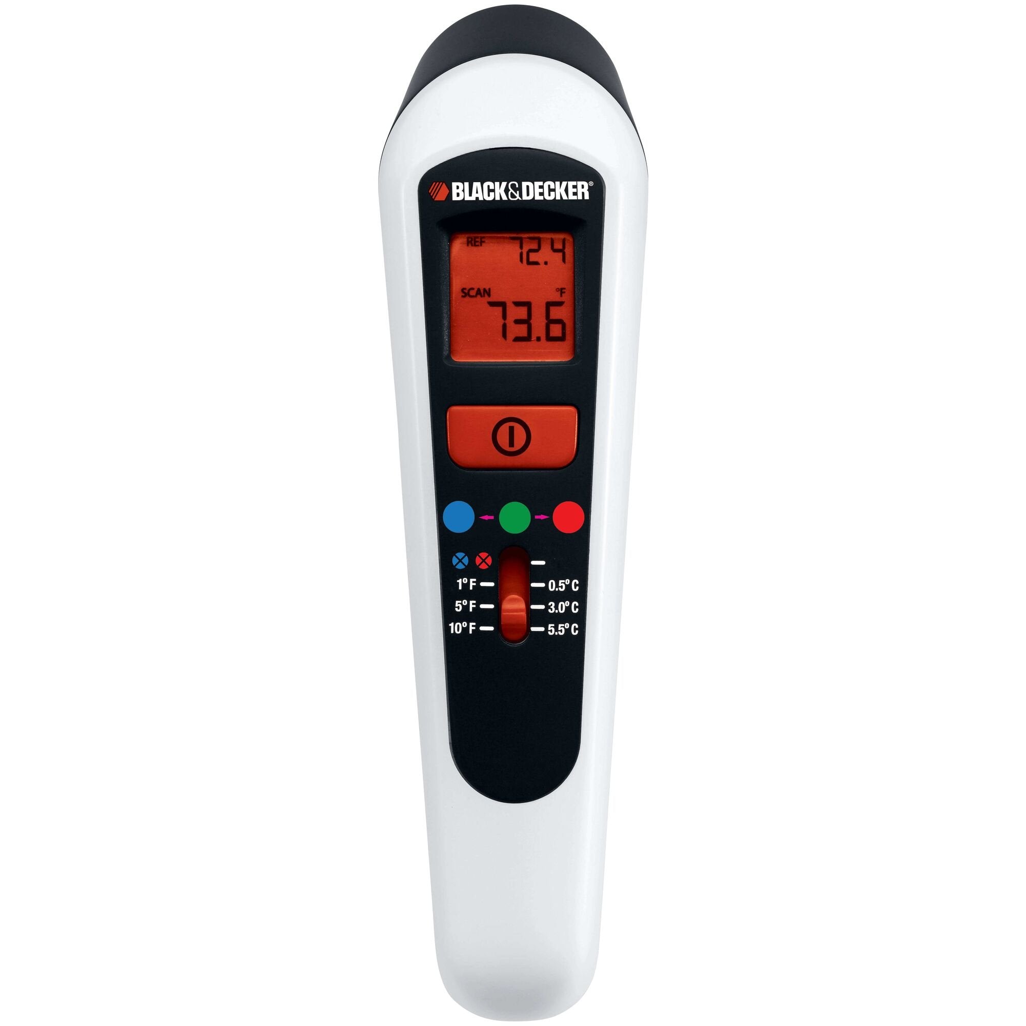 Detector De Ahorro De Energía Black+Decker Tld100, Detector Térmico (Blanco/Negro, 9 Voltios)