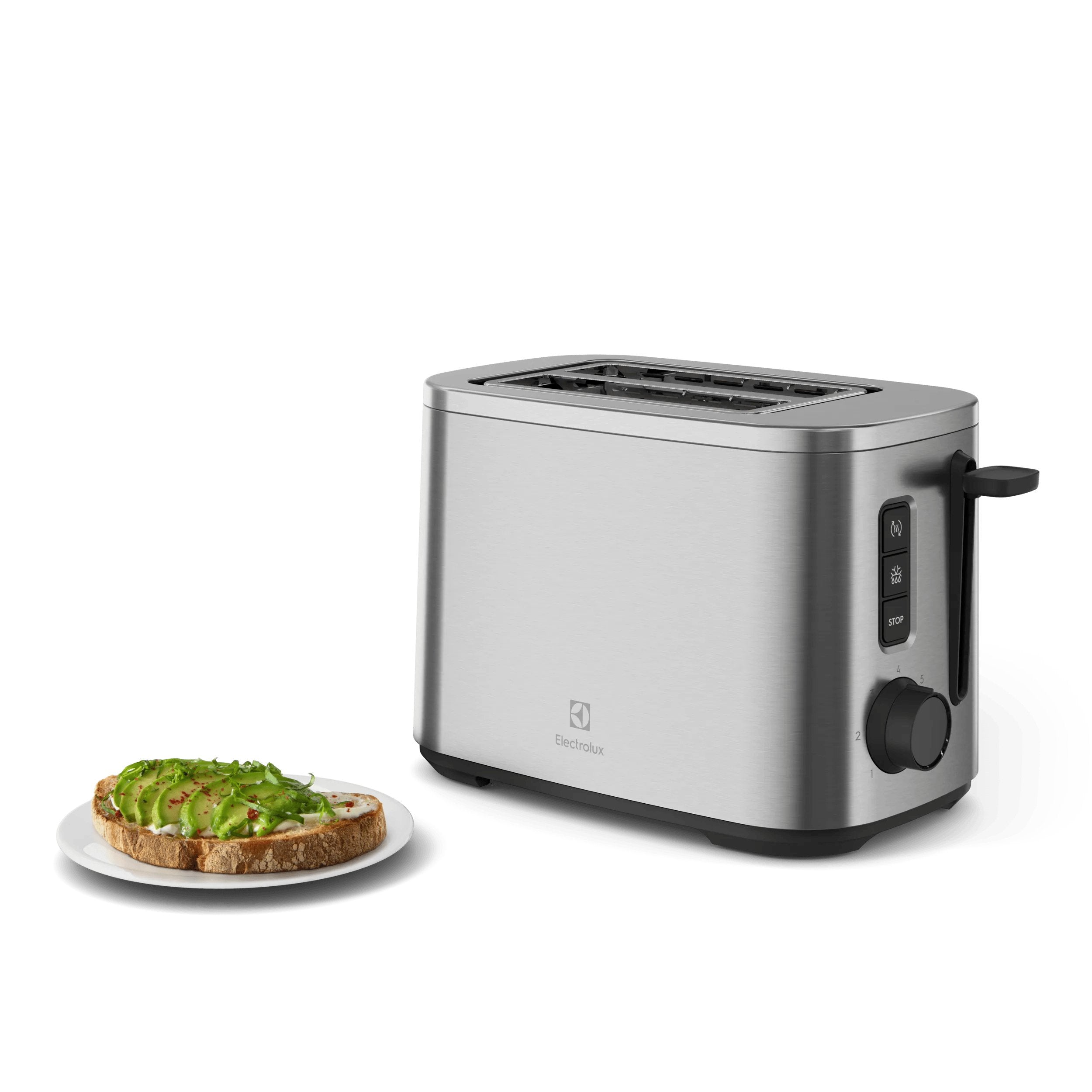 EAN 7332543837908 - Electrolux E5T1-4ST 7 2 rebanada(s) 800 W Gris, Acero inoxidable imagen 2