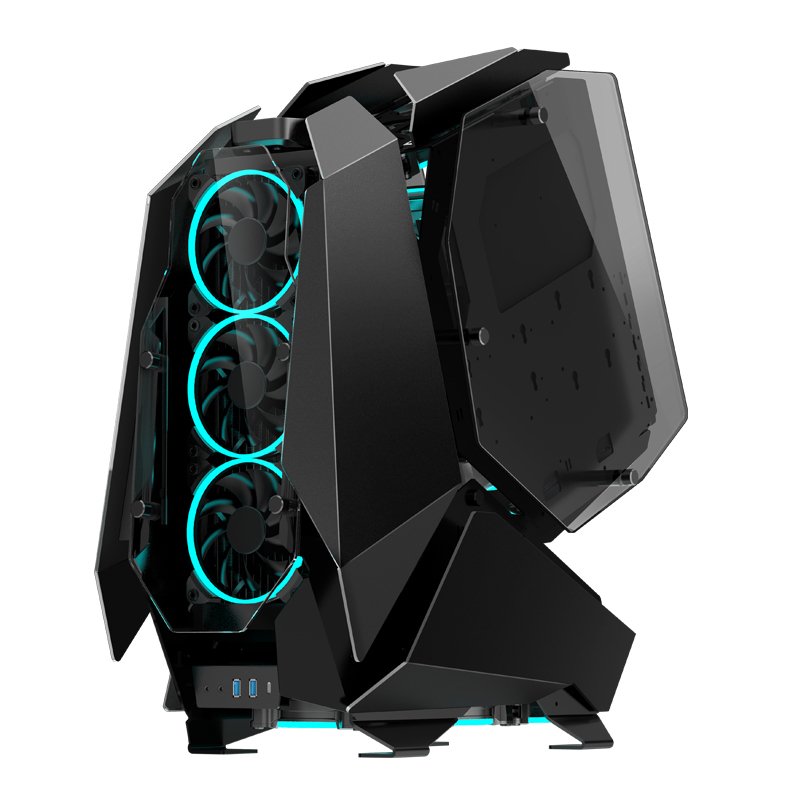 Jonsbo Mod5 Big-Tower Showcase, Tempered Glass - Negro