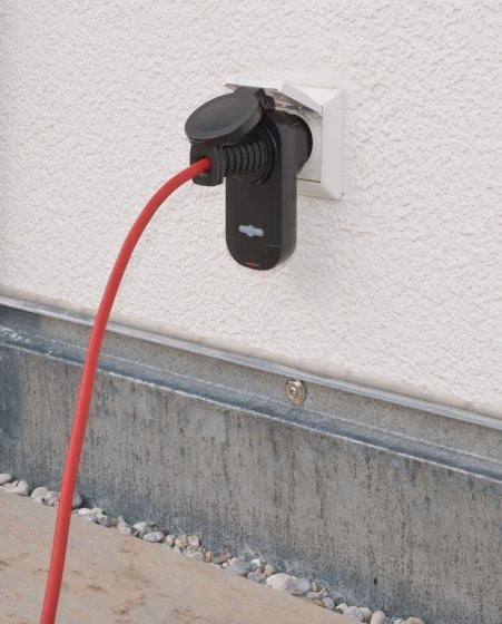 Conjunto De Interruptores Inalámbrico Exterior 2 X F (Cee 7/3) Negro