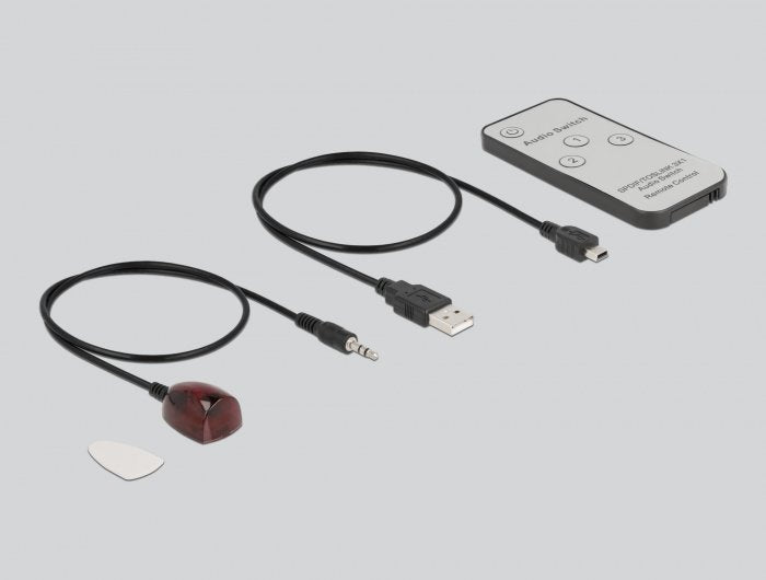 Delock S/Pdif Toslink Switch 3 In 1 Out Con Ir-Fernbedienung