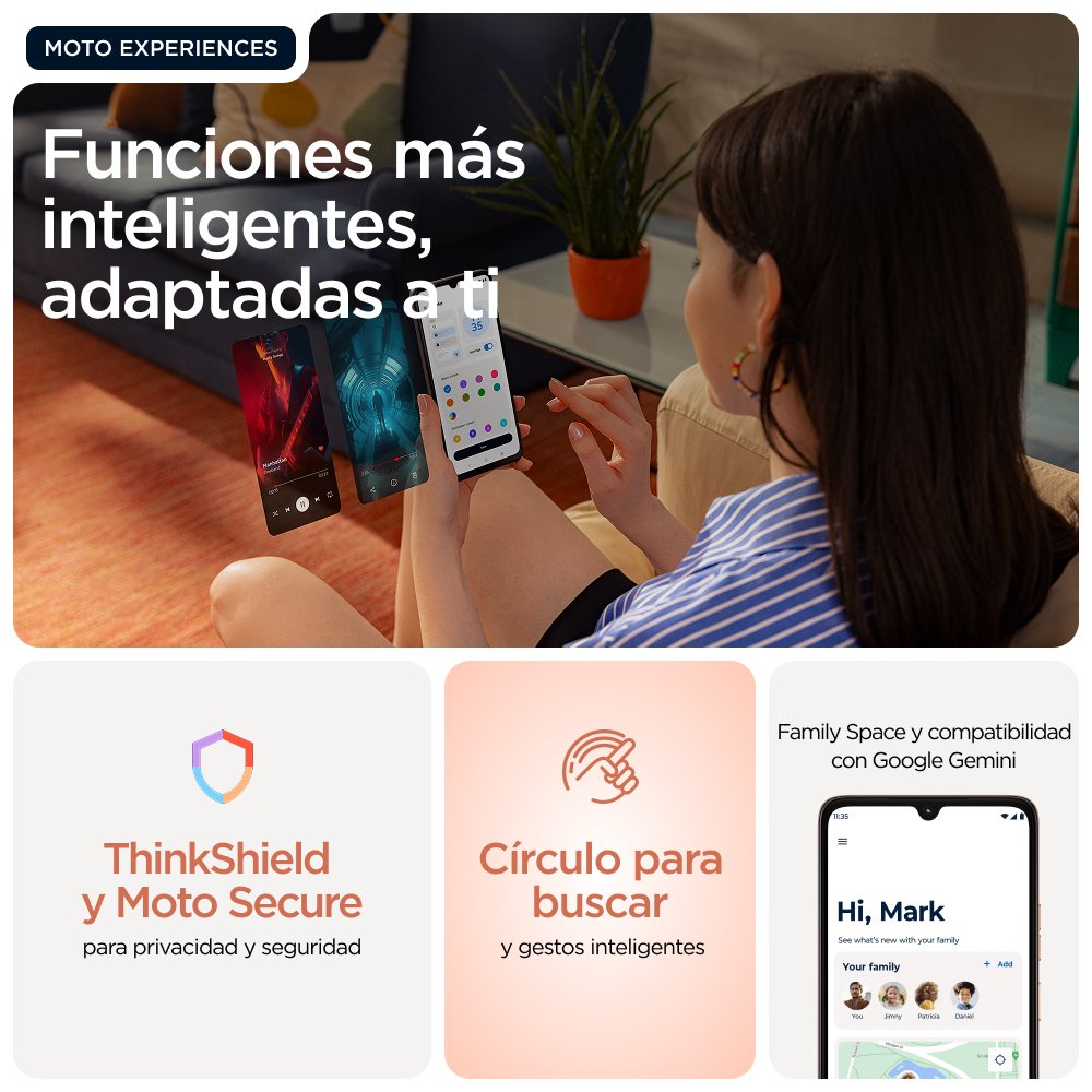 EAN 840493601595 - Motorola moto g06 17,5 cm (6.88") SIM doble Android 15 4G USB Tipo C 4 GB 256 GB 5200 mAh Naranja imagen 18