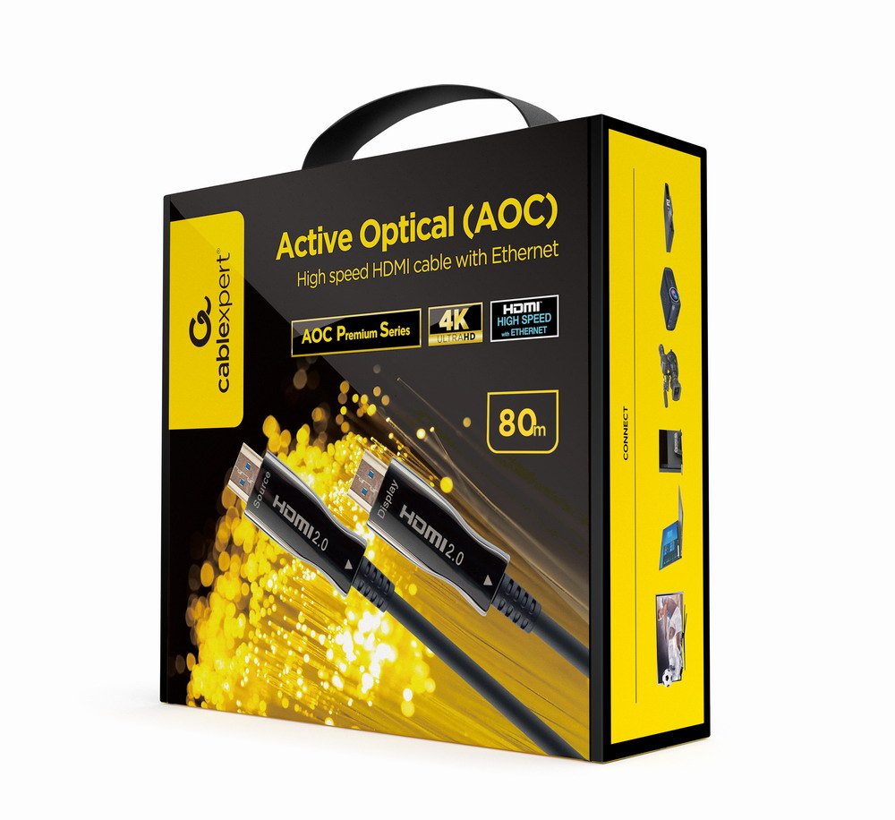 EAN 8716309124508 - Gembird CCBP-HDMI-AOC-80M-02 cable HDMI HDMI tipo A (Estándar) Negro imagen 1