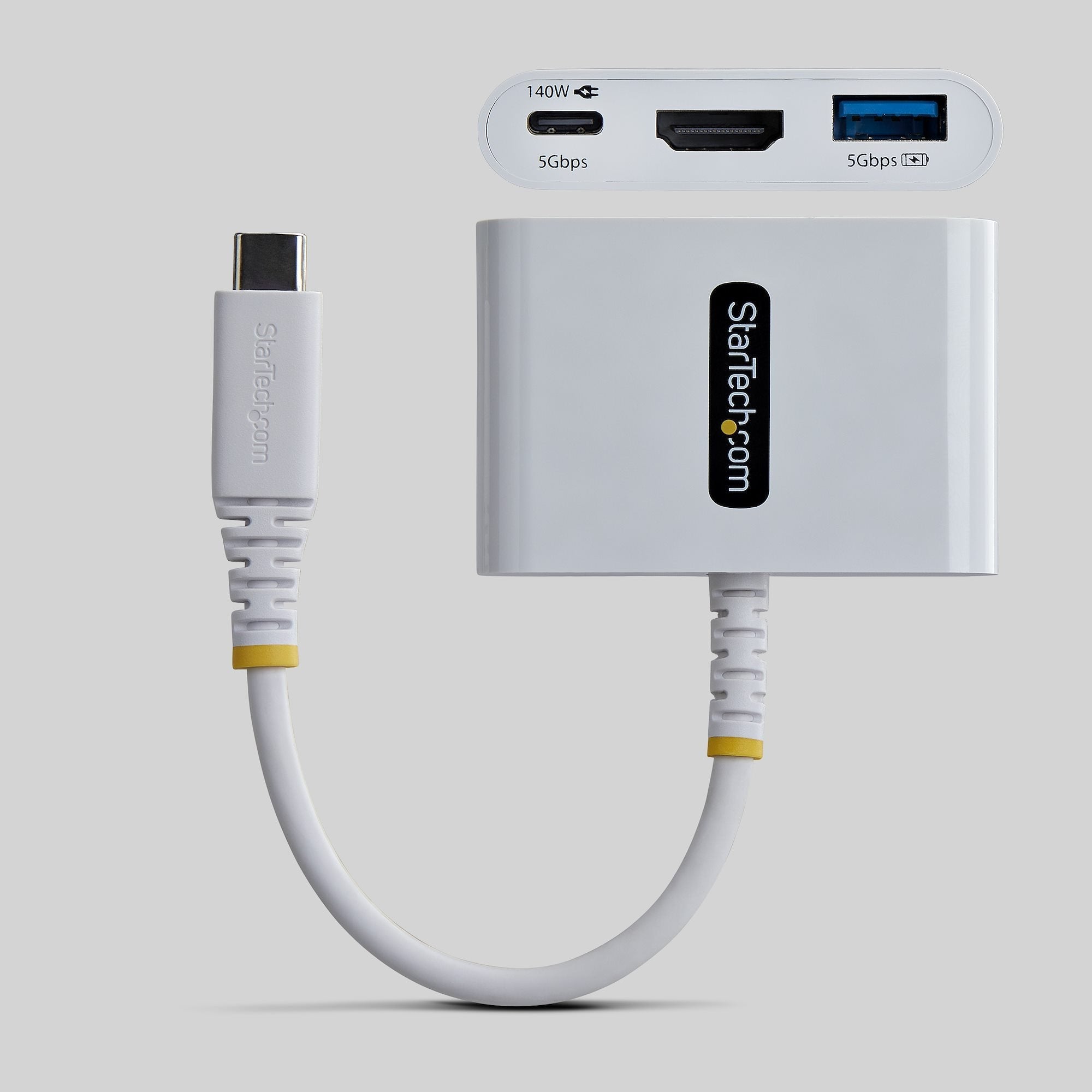 Dock Hub Multipuertos Usb-C A Cabl