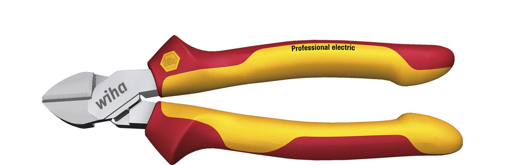 Wiha Seitenschneider Professional Electric (Rojo/Amarillo, Mit Dynamicjoint) 43340