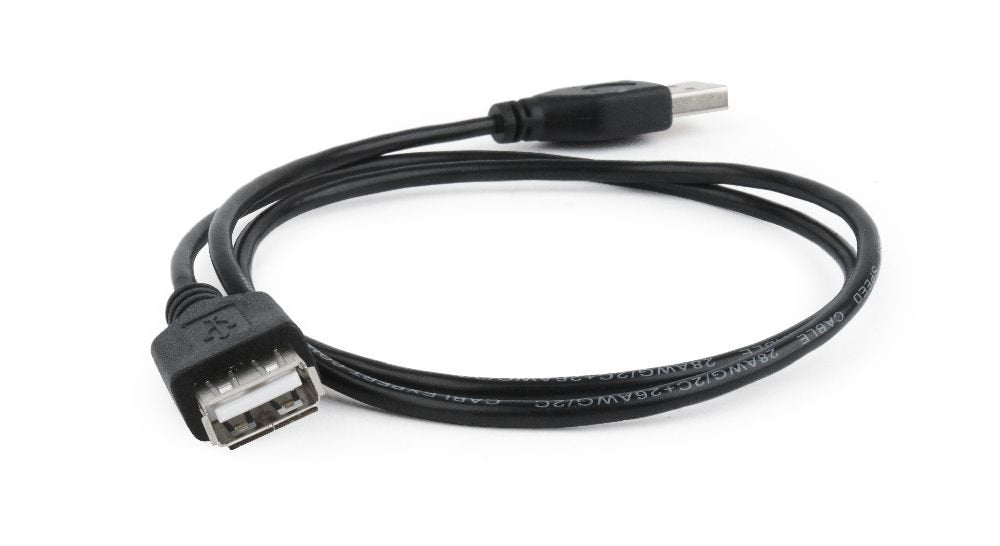 Gembird Cable Usb 2.0 (Alargo) 75cm Negro