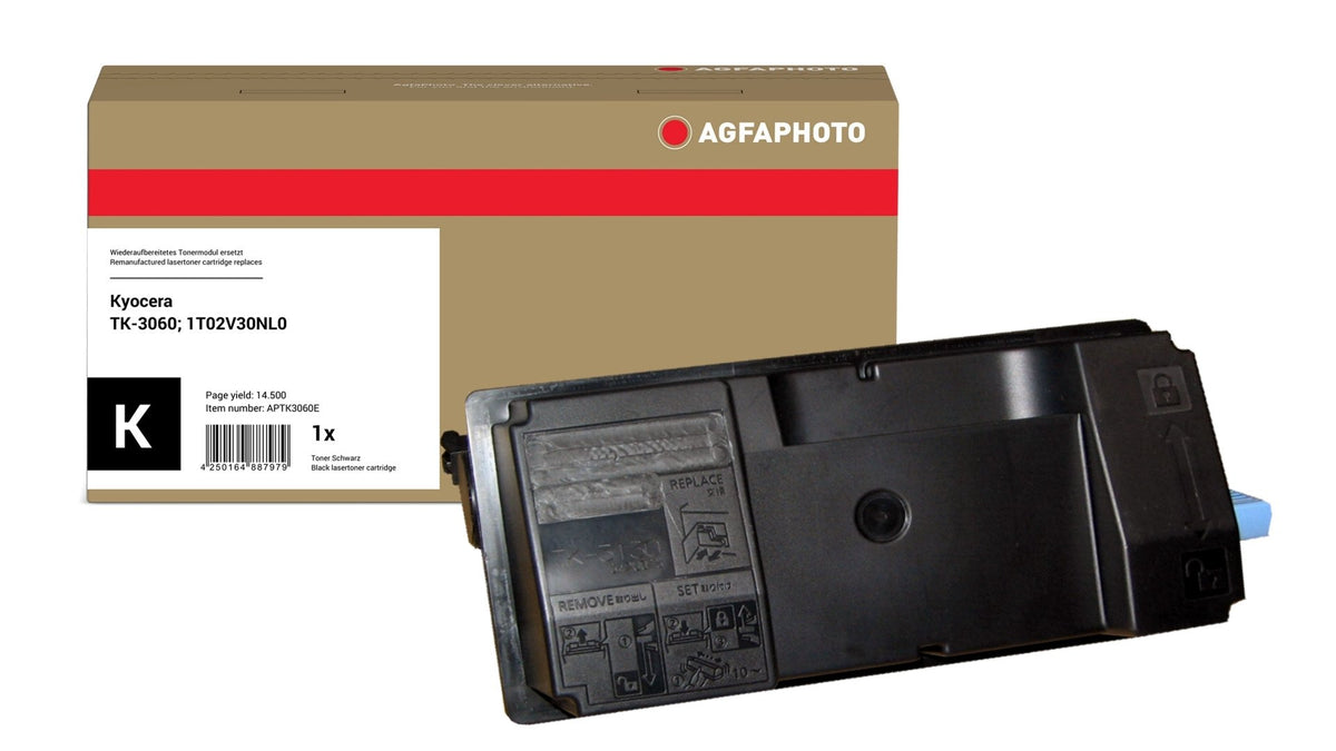 EAN 4250164887979 - AgfaPhoto TONER BLACK, RPL. TK-3060 cartucho de tóner Compatible Negro imagen 1