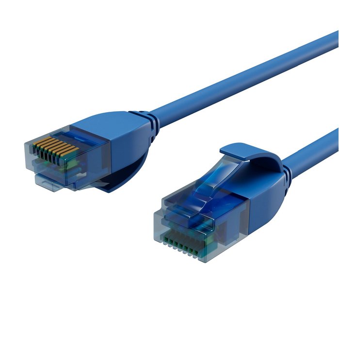 Shiverpeaks Cable De Red Cable De Red Cat.6 U/Utp Slim Azul 3m