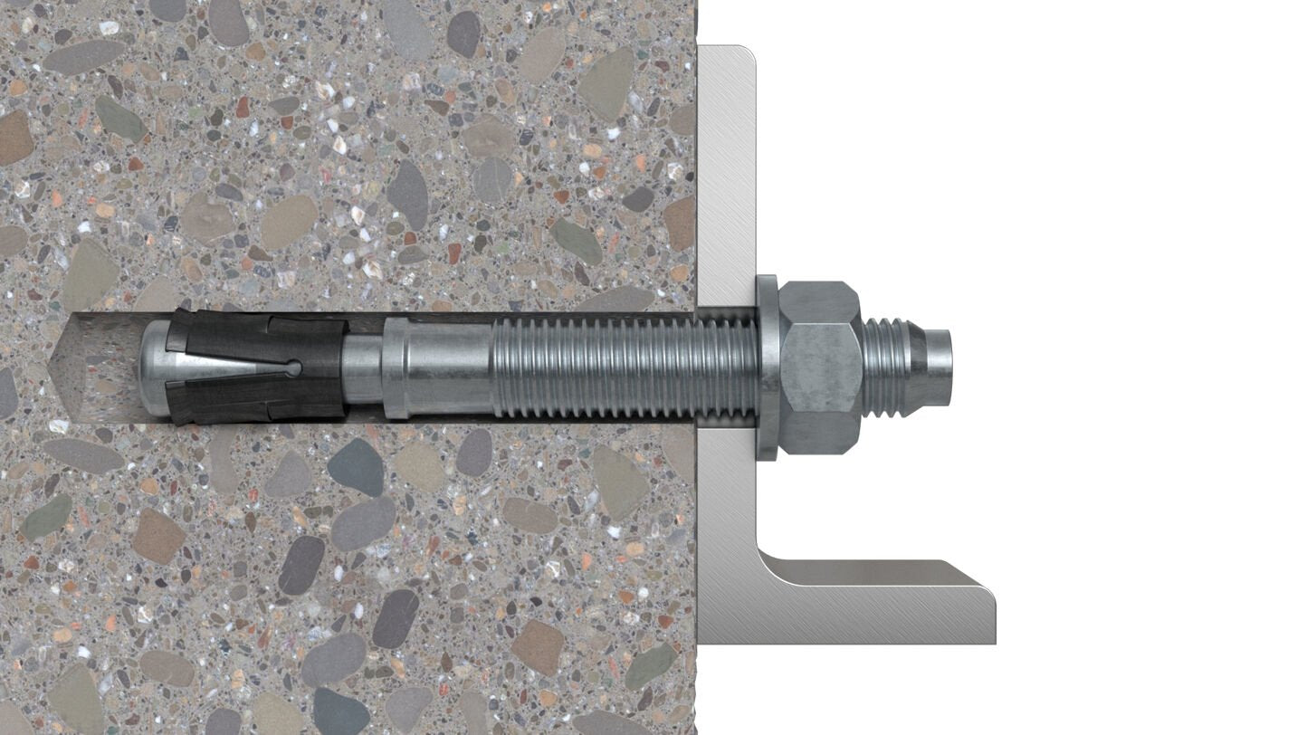Fischer Bolzenanker Faz Ii Más 12/10 En El Cubo, Plata De Espiga, 85 Piezas, Galvanizado Galvánicamente 568859
