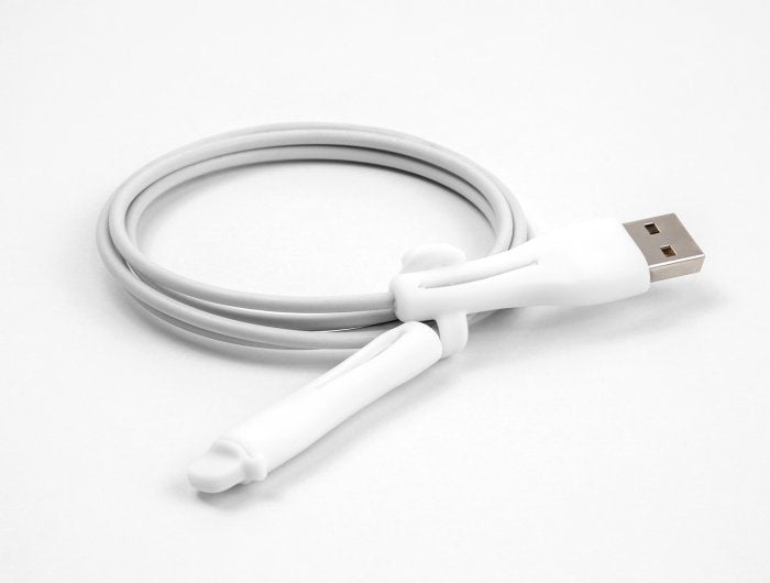 Staubschutz Für Usb Typ-A Stecker Und Apple Lightning Stecker Set 2 Stück Weiss